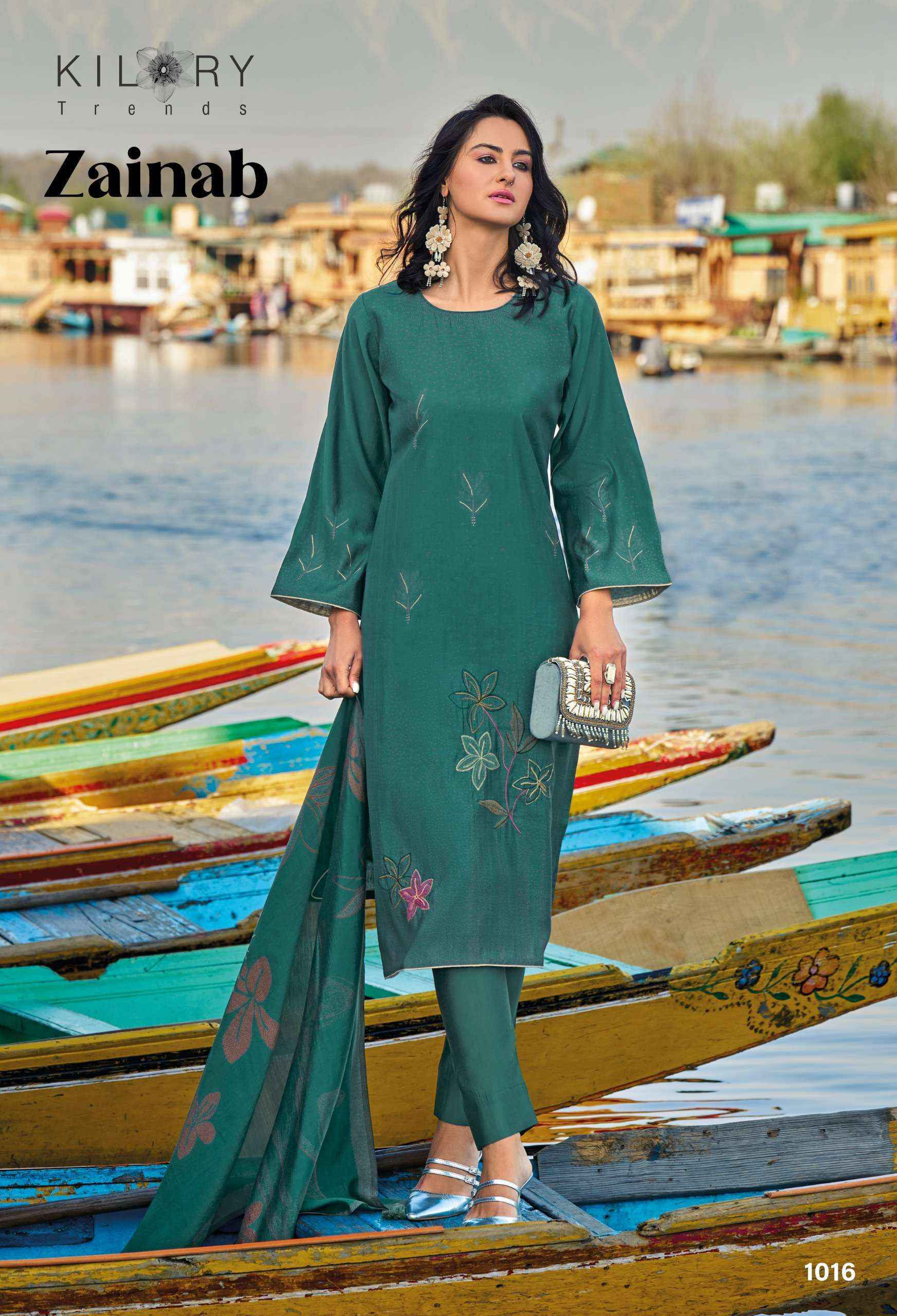 KILORY TRENDZ ZAINAB VISCOSE FANCY EMBROIDERY SUIT ( 8 PCS CATALOG )