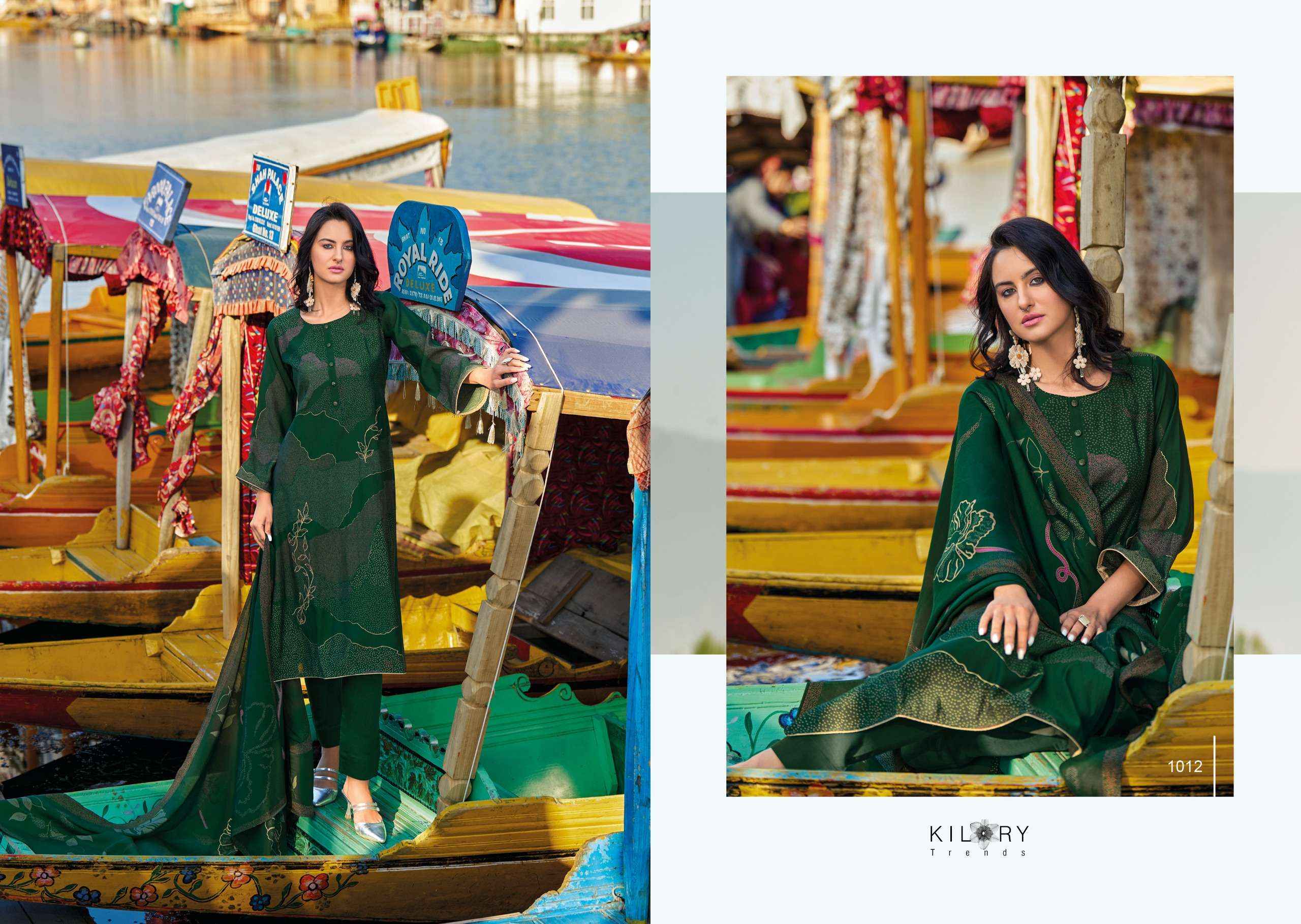 KILORY TRENDZ ZAINAB VISCOSE FANCY EMBROIDERY SUIT ( 8 PCS CATALOG )