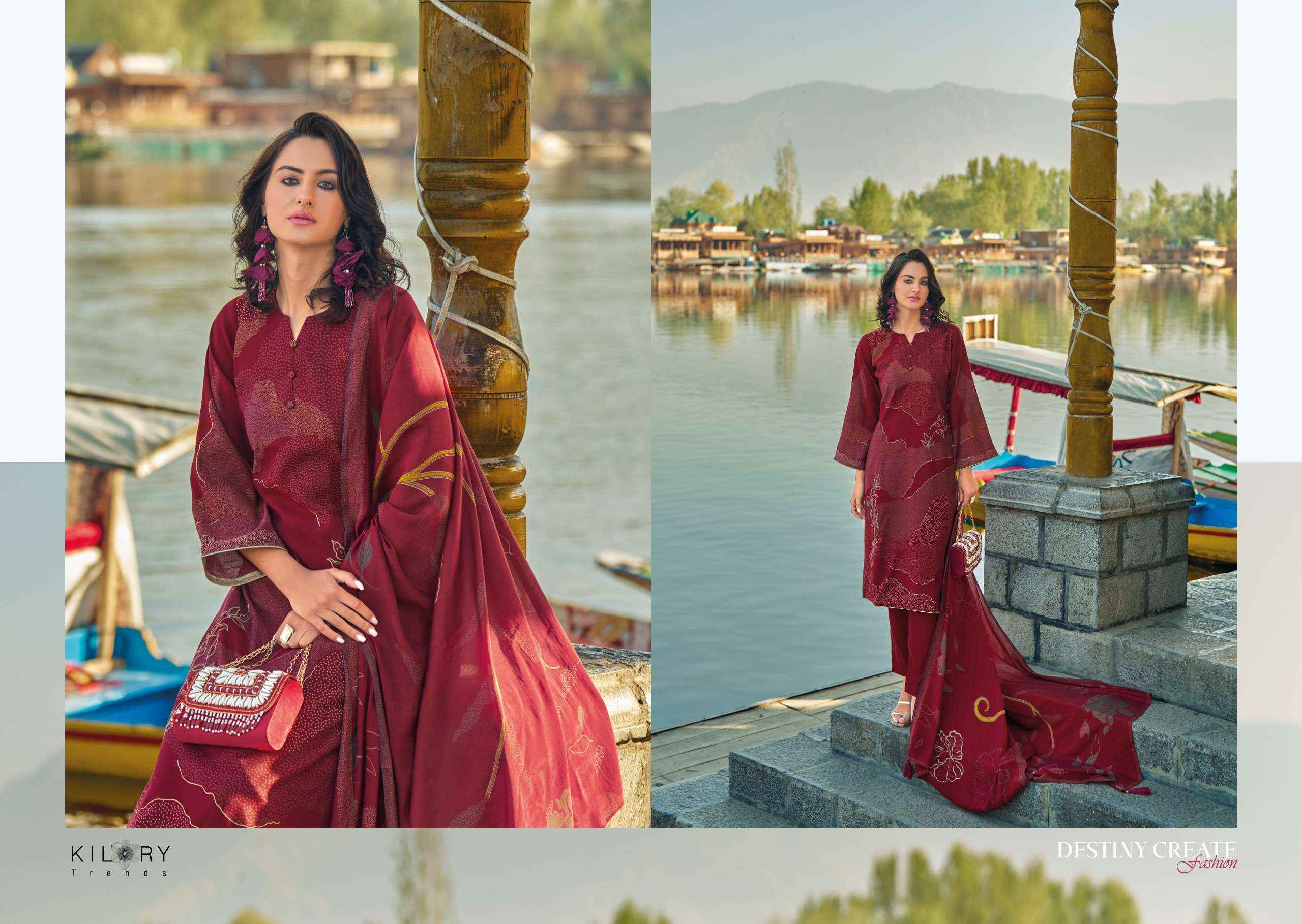 KILORY TRENDZ ZAINAB VISCOSE FANCY EMBROIDERY SUIT ( 8 PCS CATALOG )