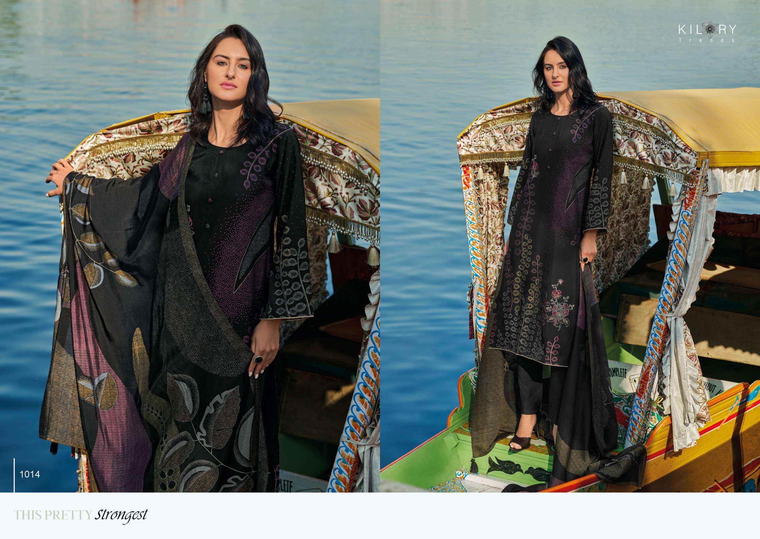 KILORY TRENDZ ZAINAB VISCOSE FANCY EMBROIDERY SUIT ( 8 PCS CATALOG )