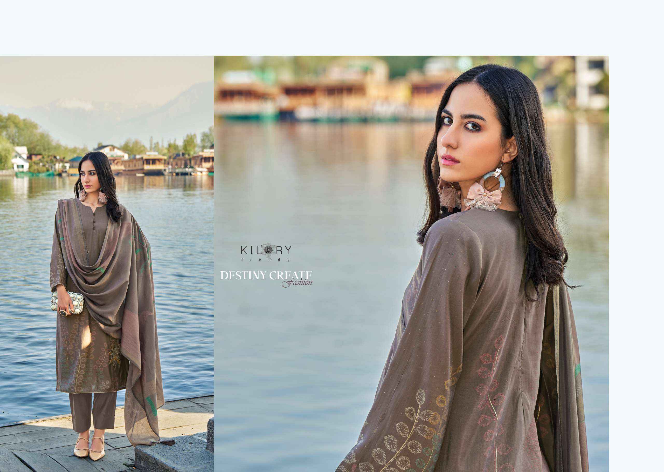 KILORY TRENDZ ZAINAB VISCOSE FANCY EMBROIDERY SUIT ( 8 PCS CATALOG )