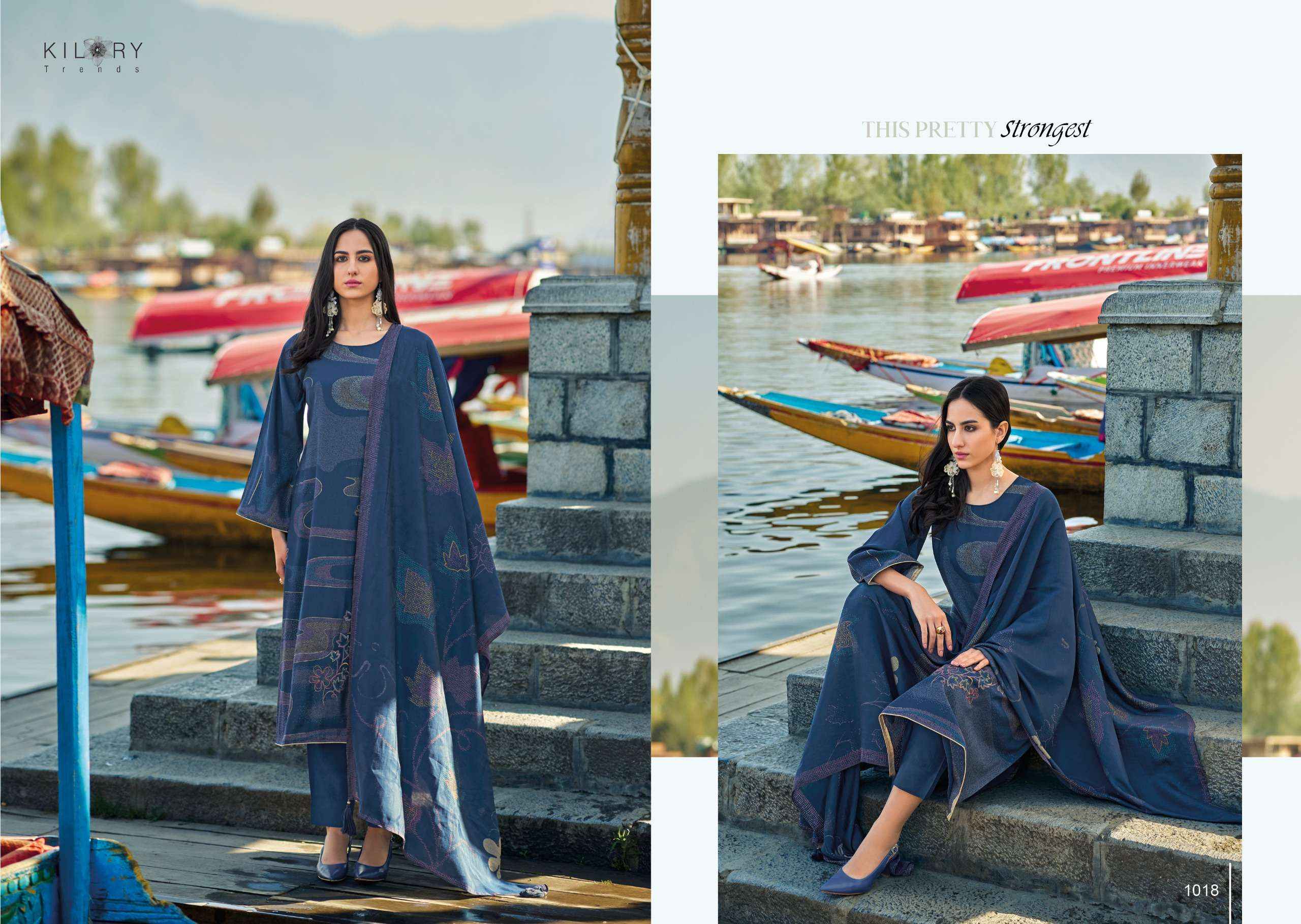 KILORY TRENDZ ZAINAB VISCOSE FANCY EMBROIDERY SUIT ( 8 PCS CATALOG )