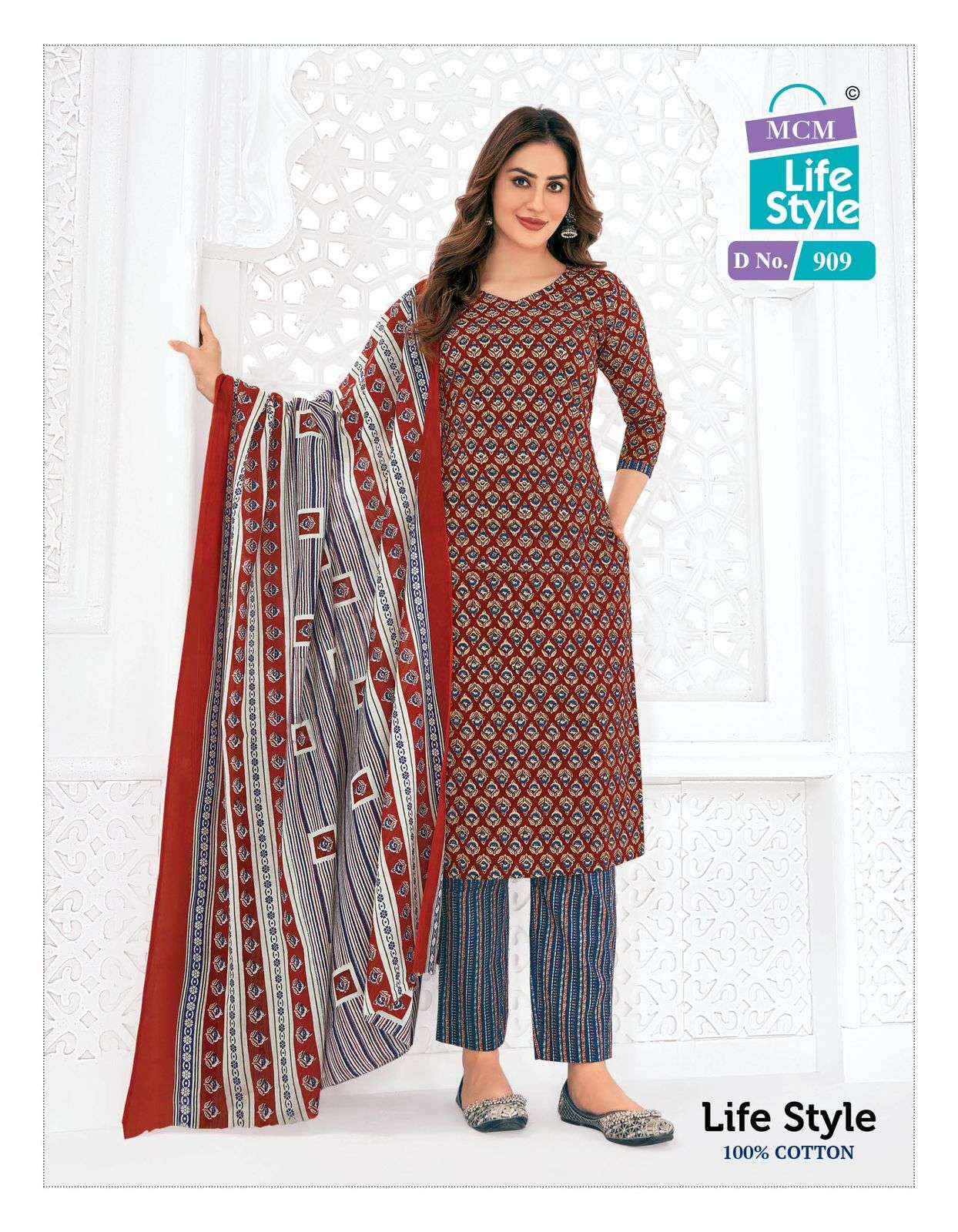 MCM LIFESTYLE VOL 9 COTTON PRINT LADIES KURTI COMBO SET ( 12 pcs catalog )