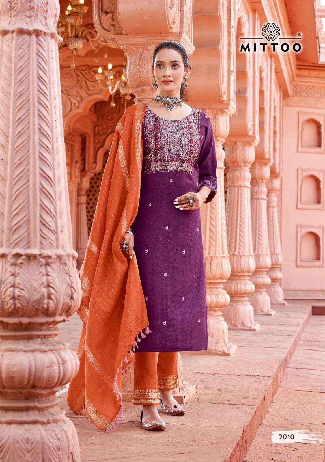 MITTOO SIMAYAA VOL 2 VISCOSE FANCY EMBROIDERIES KURTI COMBO SET ( 6 PCS CATALOG )