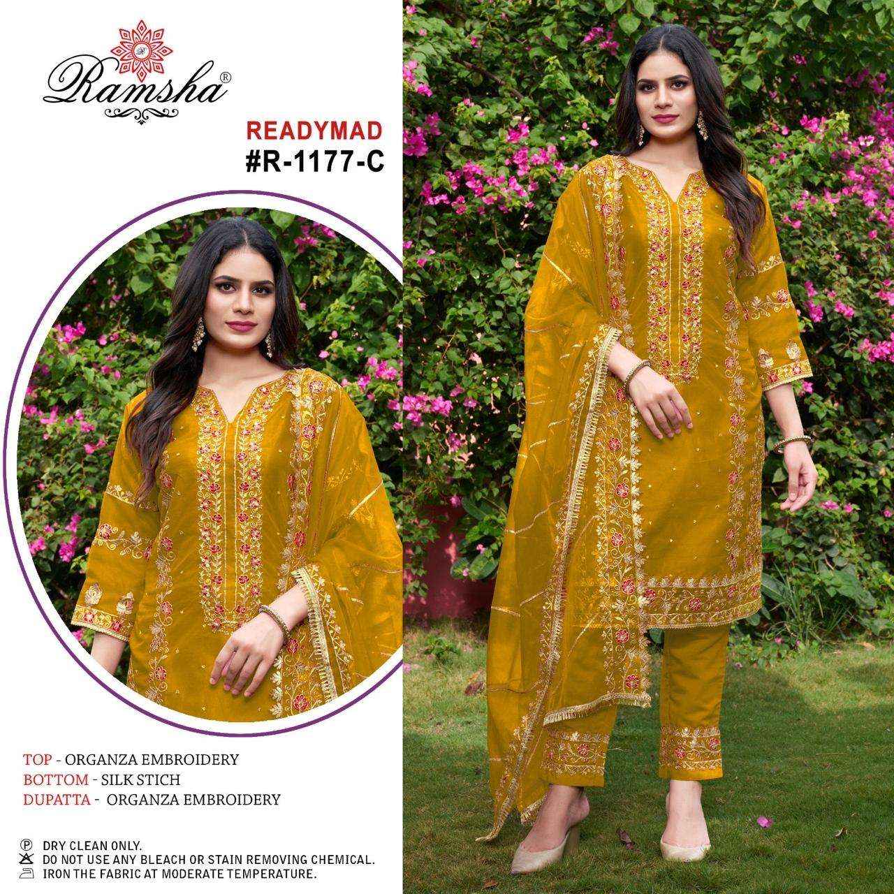 RAMSHA R 1177 ORGANZA HEAVY DESIGNER PAKISTANI SUIT