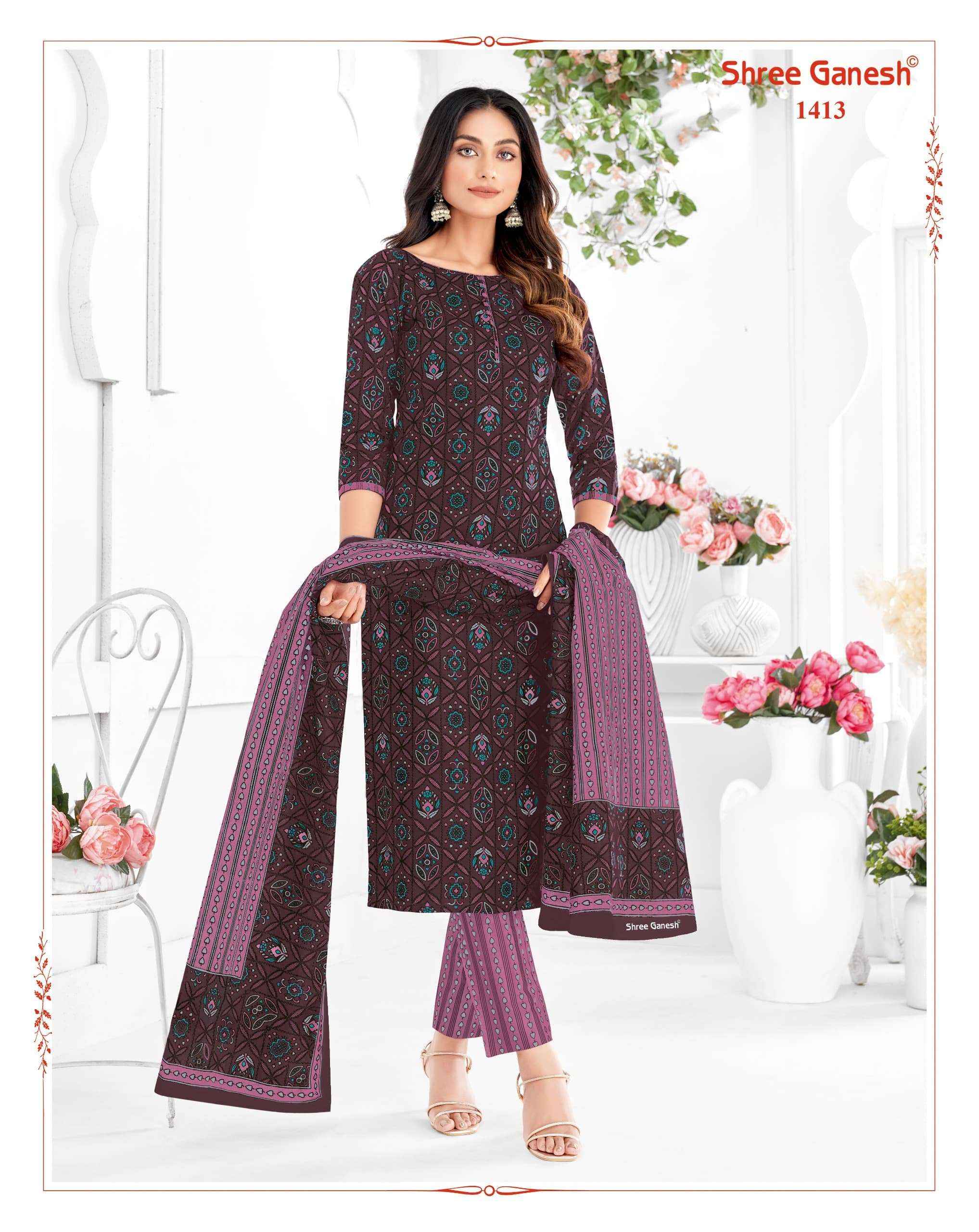 SHREE GANESH VAANI VOL 4 COTTON JAIPURI PRINT KURTI COMBO SET ( 20 pcs catalog )