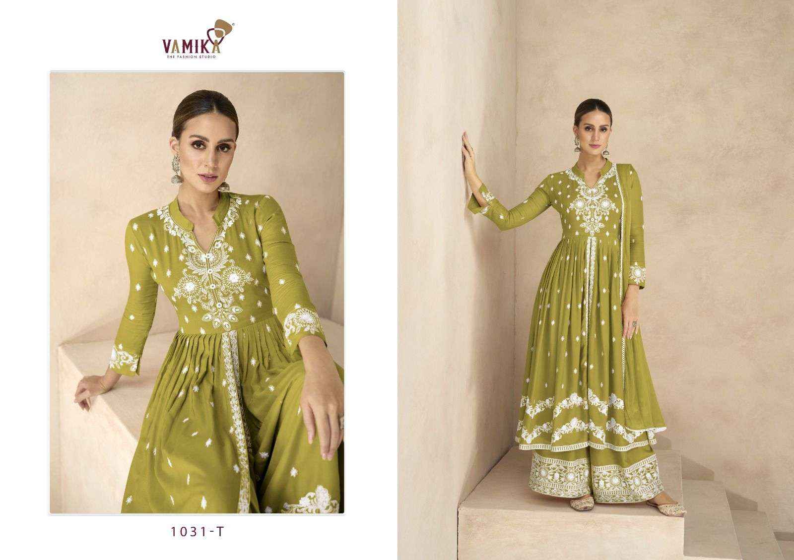 VAMIKA LAKHNAVI VOL 6 PLATINUM HEAVY DESIGNER PARTY WEAR SUIT