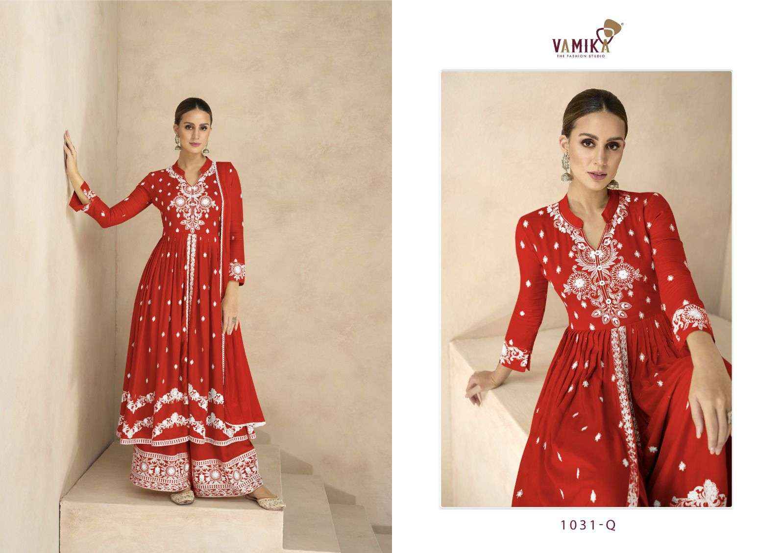 VAMIKA LAKHNAVI VOL 6 PLATINUM HEAVY DESIGNER PARTY WEAR SUIT