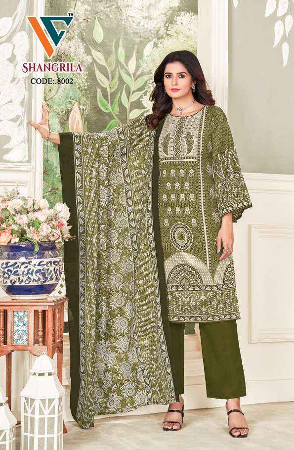 VANDANA CREATION SHANGRILA VOL 8 COTTON PRINTS SALWAR SUIT ( 12 PCS CATALOG )