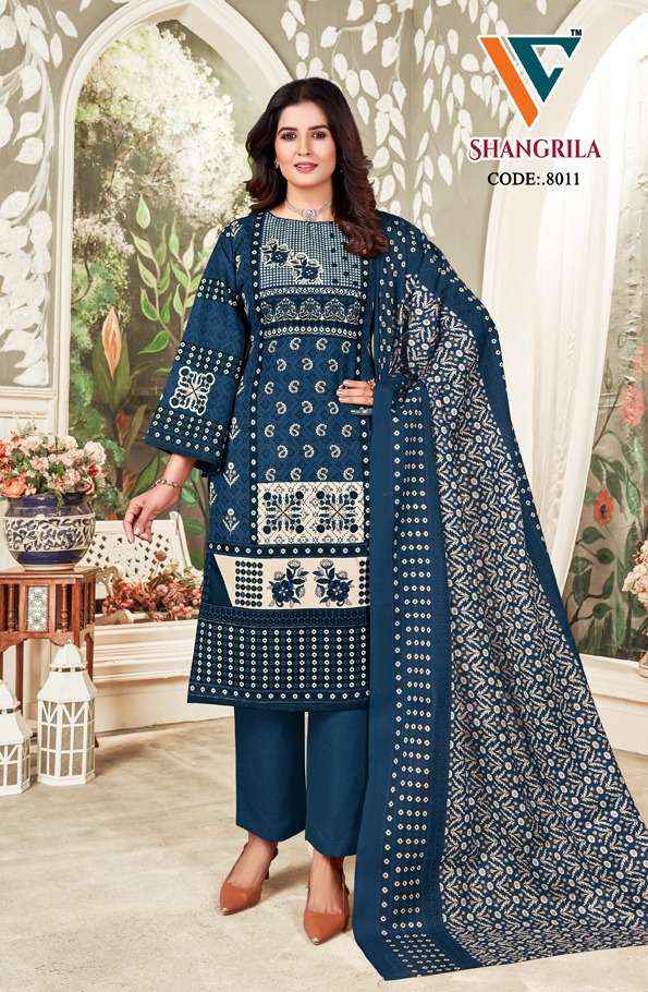 VANDANA CREATION SHANGRILA VOL 8 COTTON PRINTS SALWAR SUIT ( 12 PCS CATALOG )