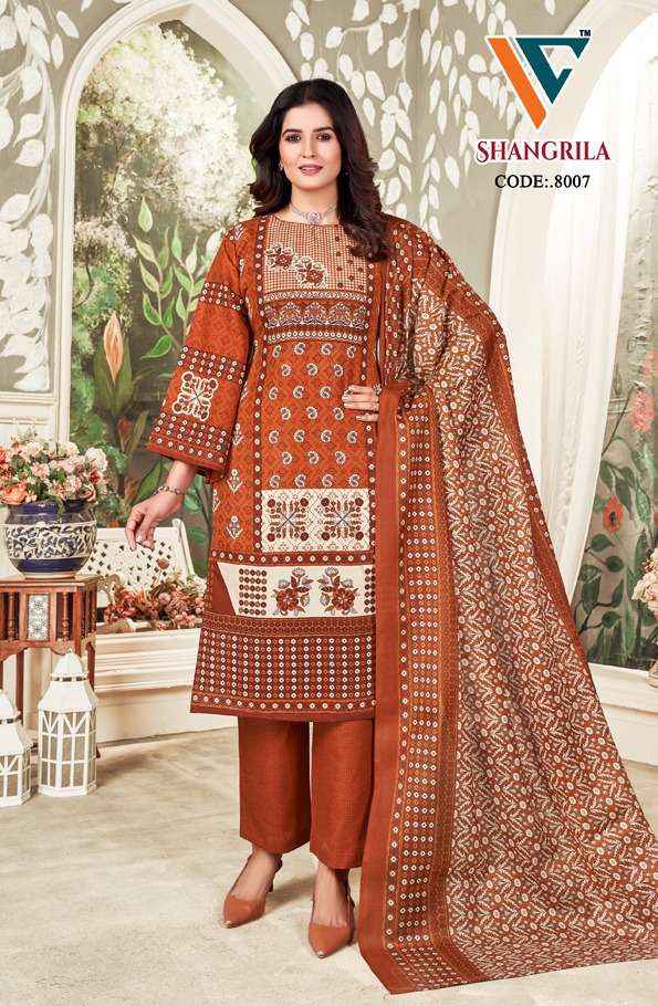 VANDANA CREATION SHANGRILA VOL 8 COTTON PRINTS SALWAR SUIT ( 12 PCS CATALOG )