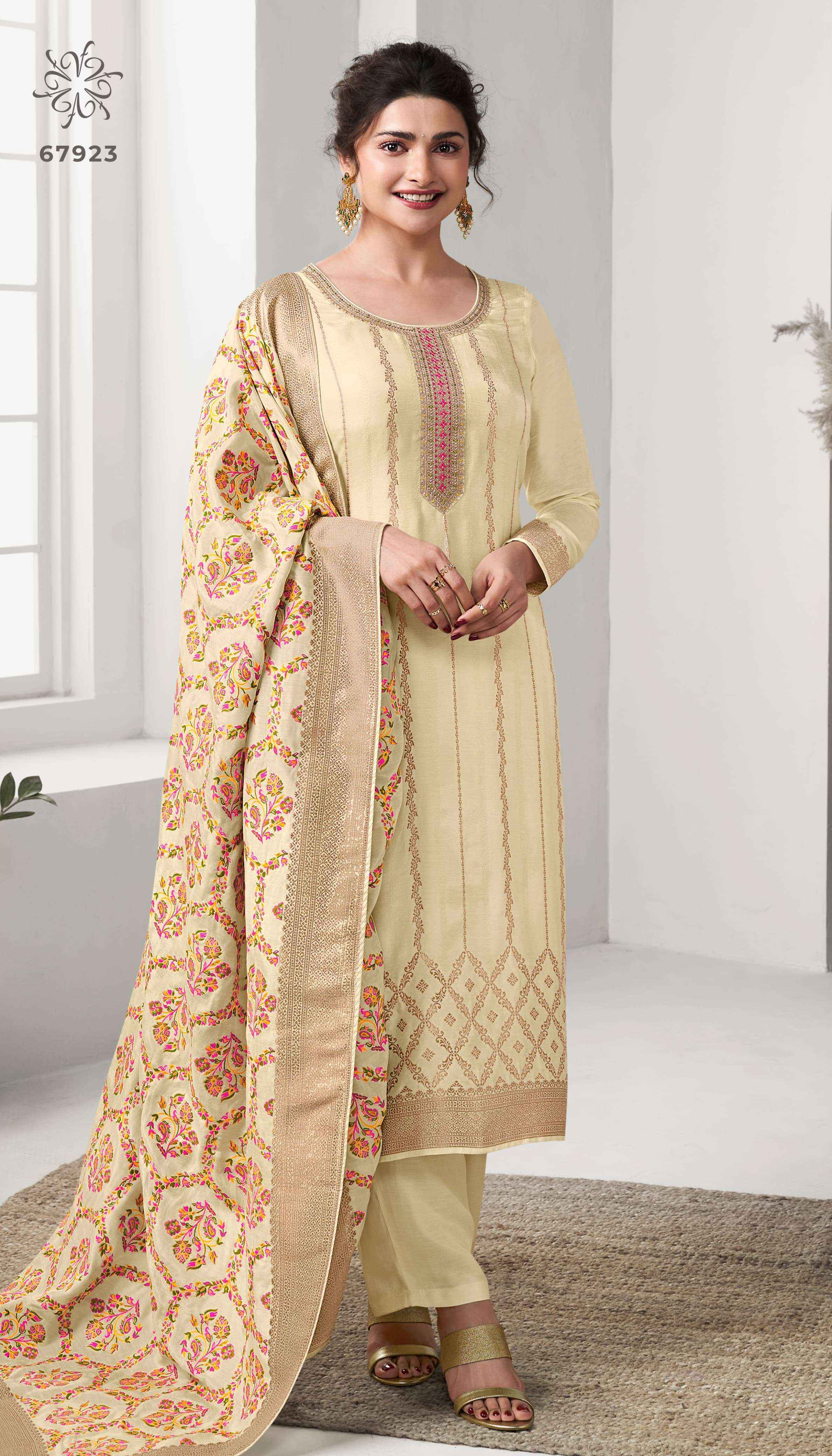 VINAY FASHION KULEESH SANAYA VOL 2 JACQUARD DESIGNER SUIT ( 6 pcs catalog )