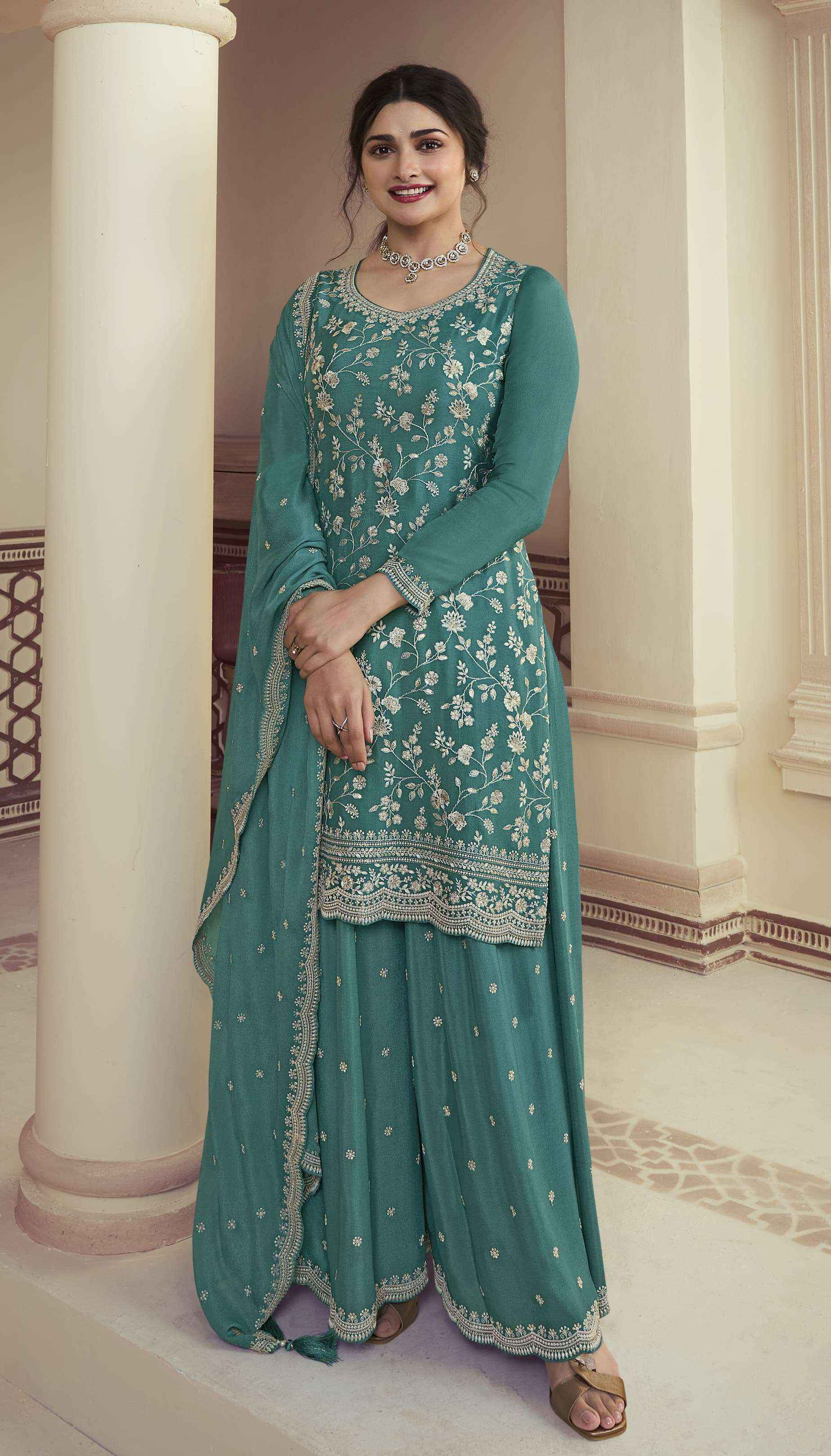 VINAY FASHION KULEESH SUHAANI HEAVY EMBROIDERED SUIT