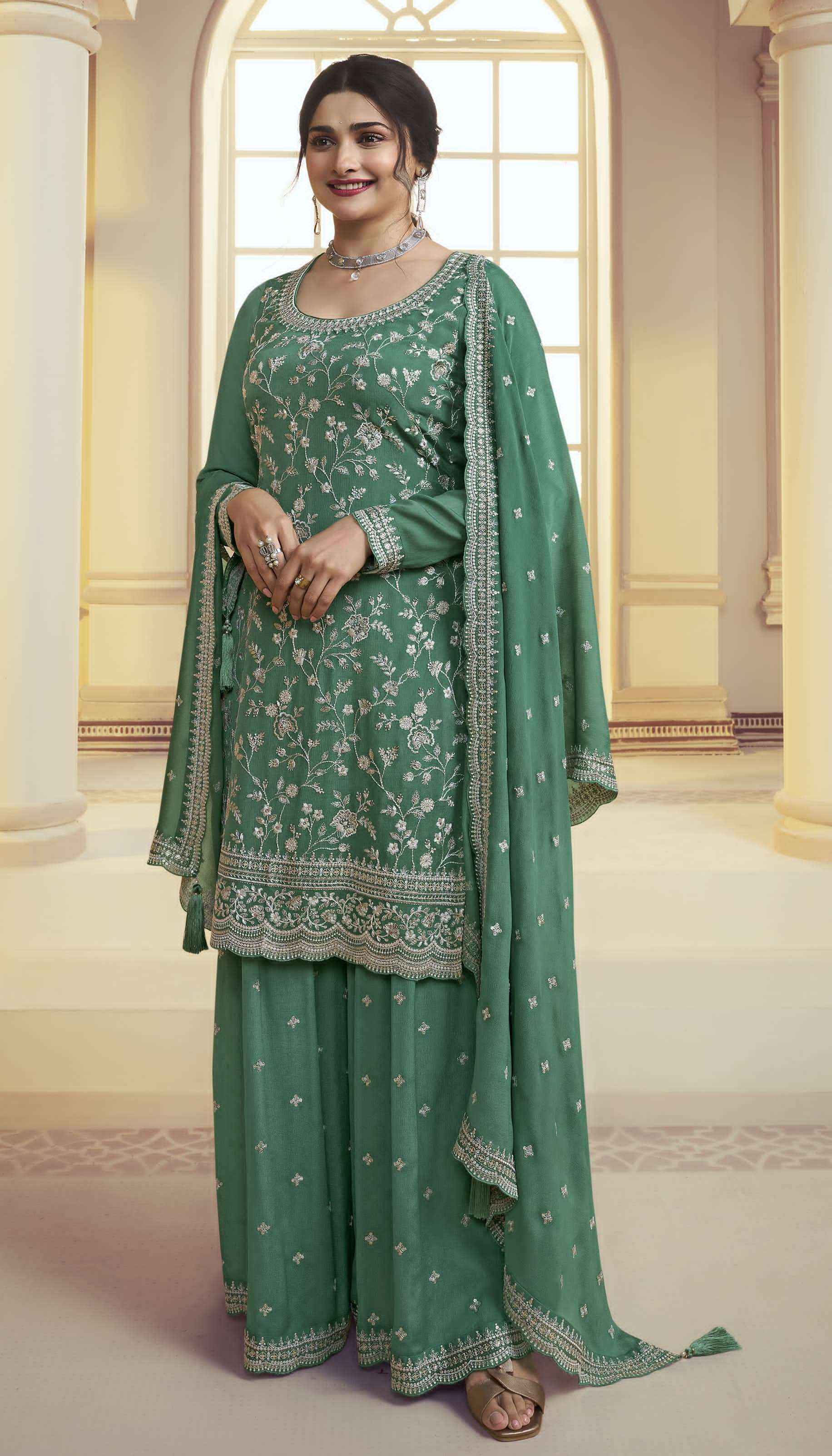 VINAY FASHION KULEESH SUHAANI HEAVY EMBROIDERED SUIT