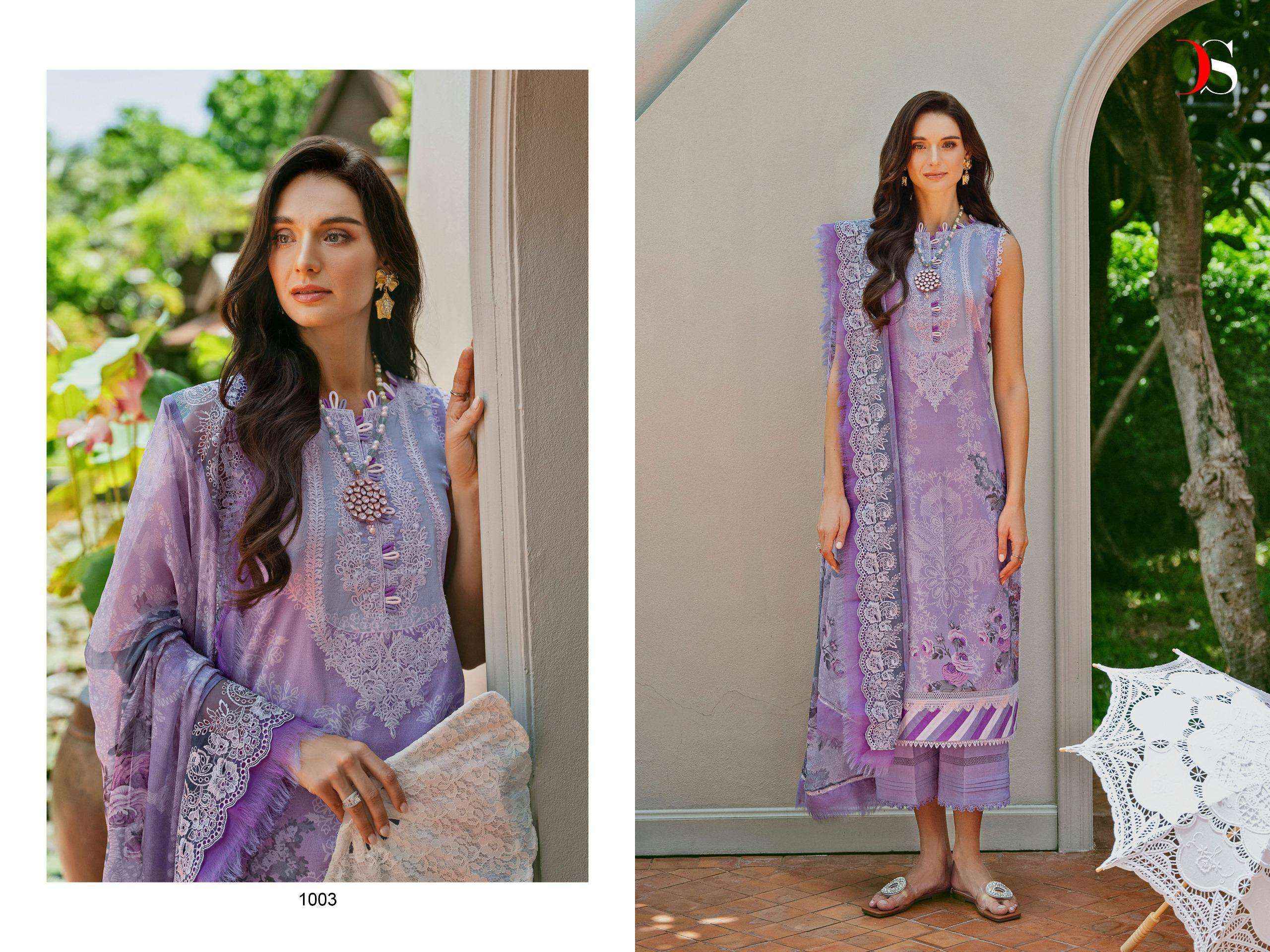 DEEPSY SUITS JADE NEEDLE WONDER 24 VOL 2 COTTON PAKISTANI SUIT ( 6 PCS CATALOG )