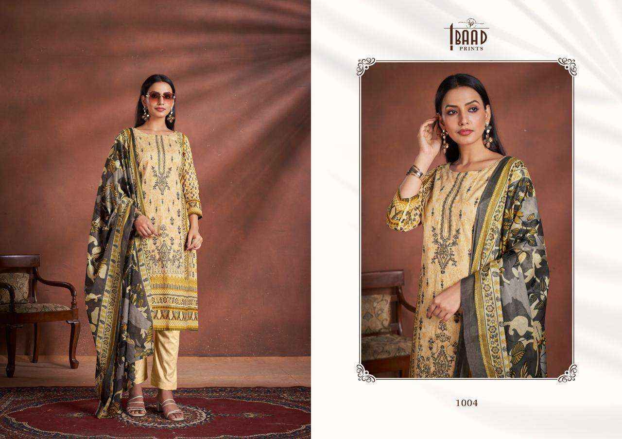 IBAAD PRINTS IBAAD EMBROIDERED VOL 1 LAWN COTTON pakistani SUIT ( 4 PCS CATALOG )