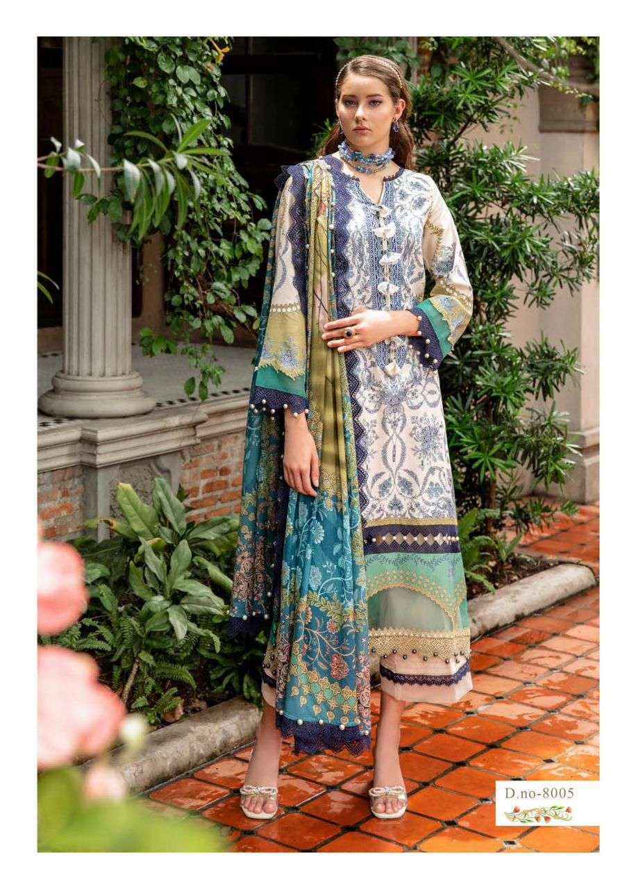 Jade Crimson Exclusive Heavy Lawn Collection Vol 8 Cotton Dress Material ( 6 pc Cataloge )