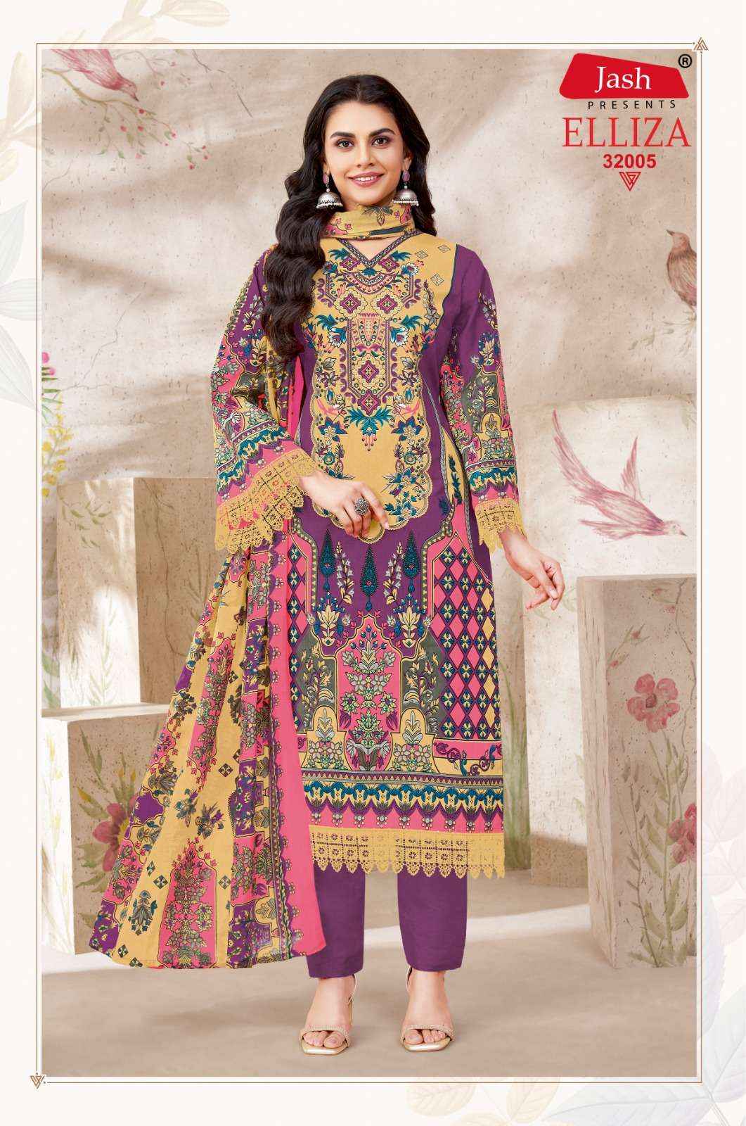 JASH ELLIZA VOL 32 COTTON DIGITAL PRINT DRESS MATERIAL ( 10 PCS CATALOG )