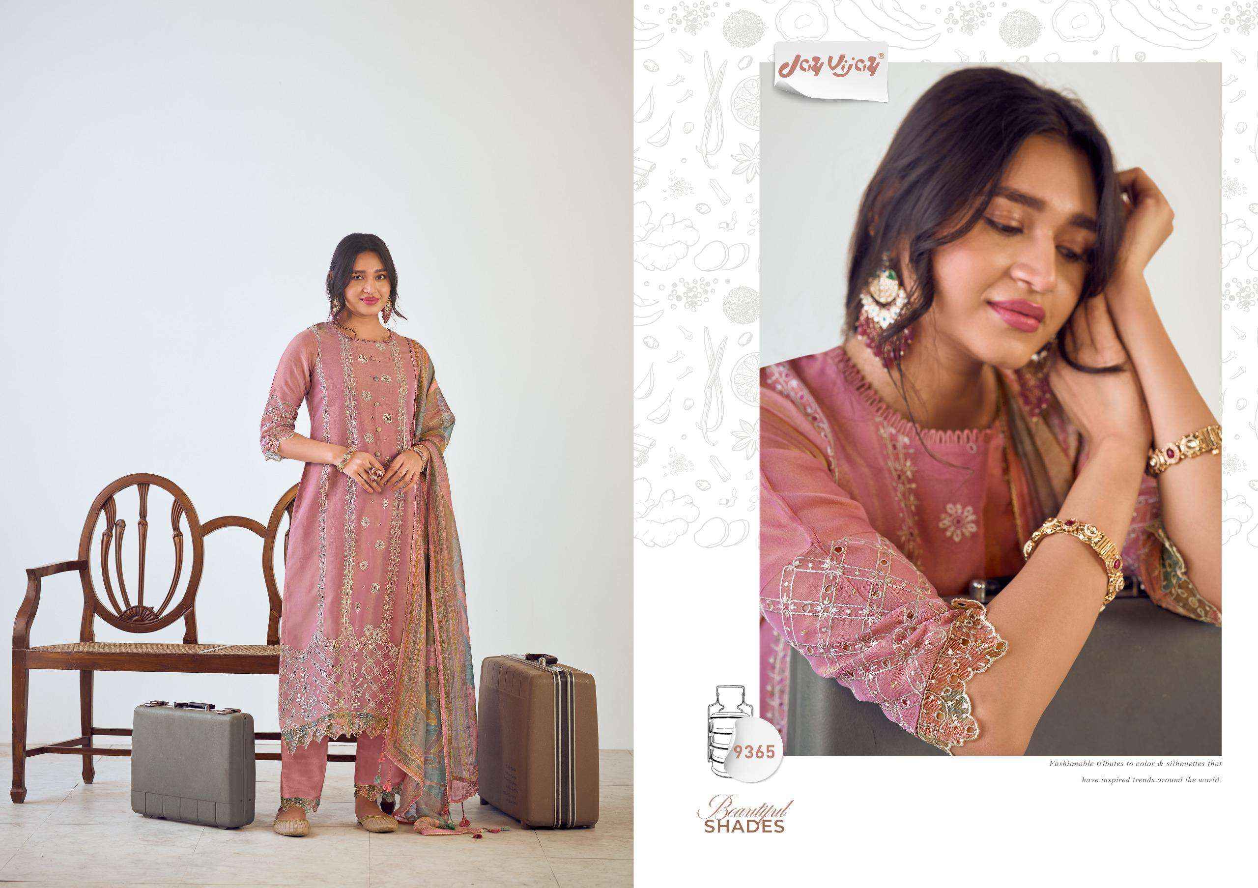 Jay Vijay Rasoi Occasion Wear Designer Ladies Suit Catalog Wholesale