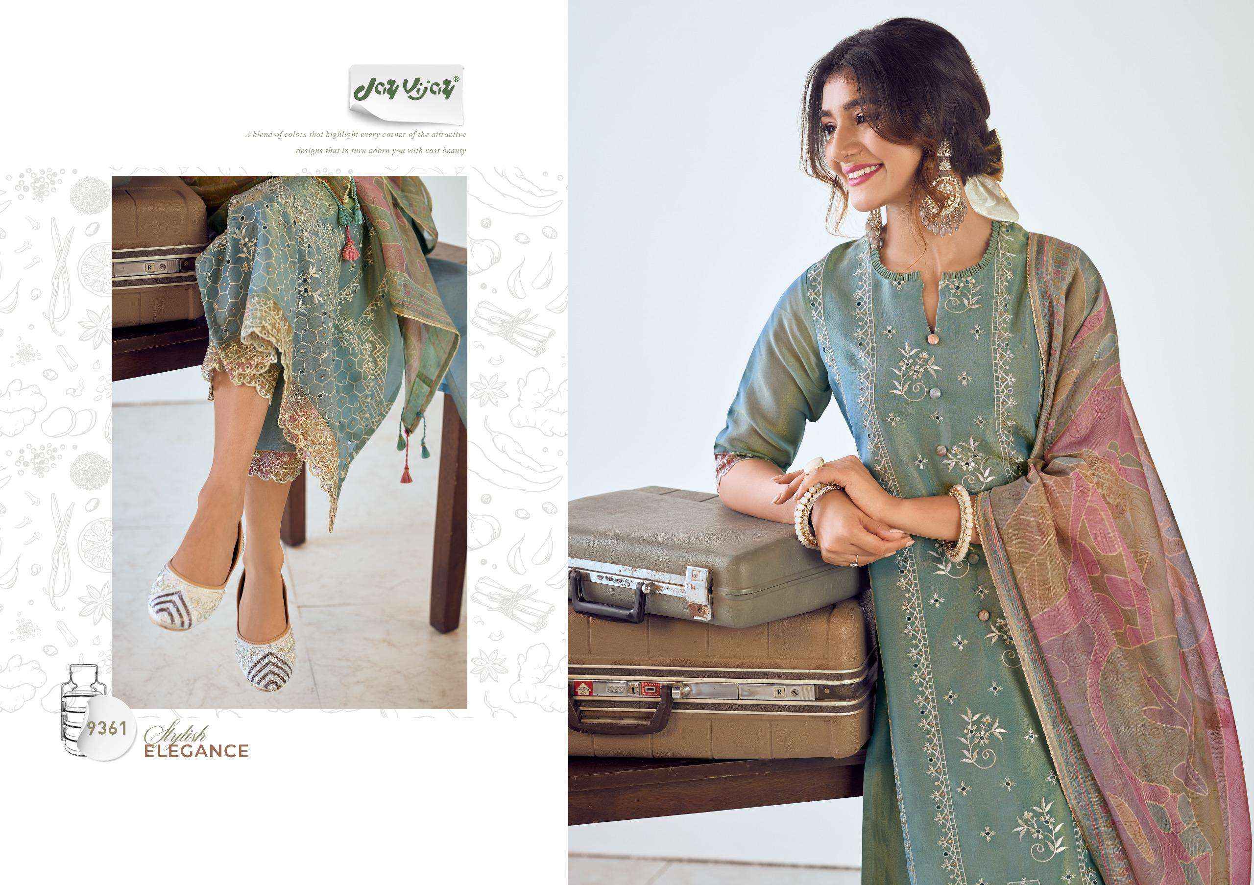 Jay Vijay Rasoi Occasion Wear Designer Ladies Suit Catalog Wholesale