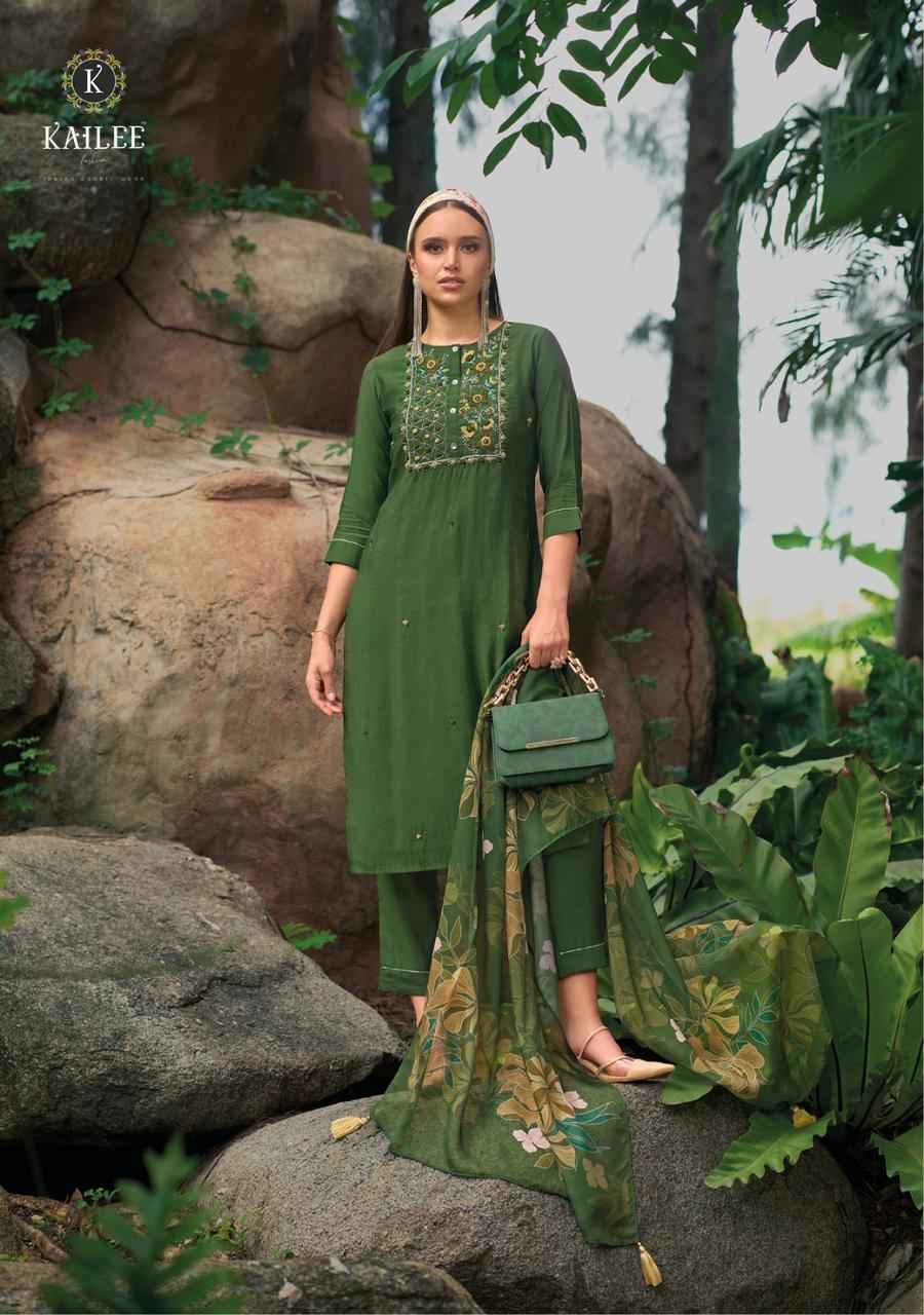 KAILEE FASHION HUMSAFAR VISCOSE DESIGNER FANCY SUIT