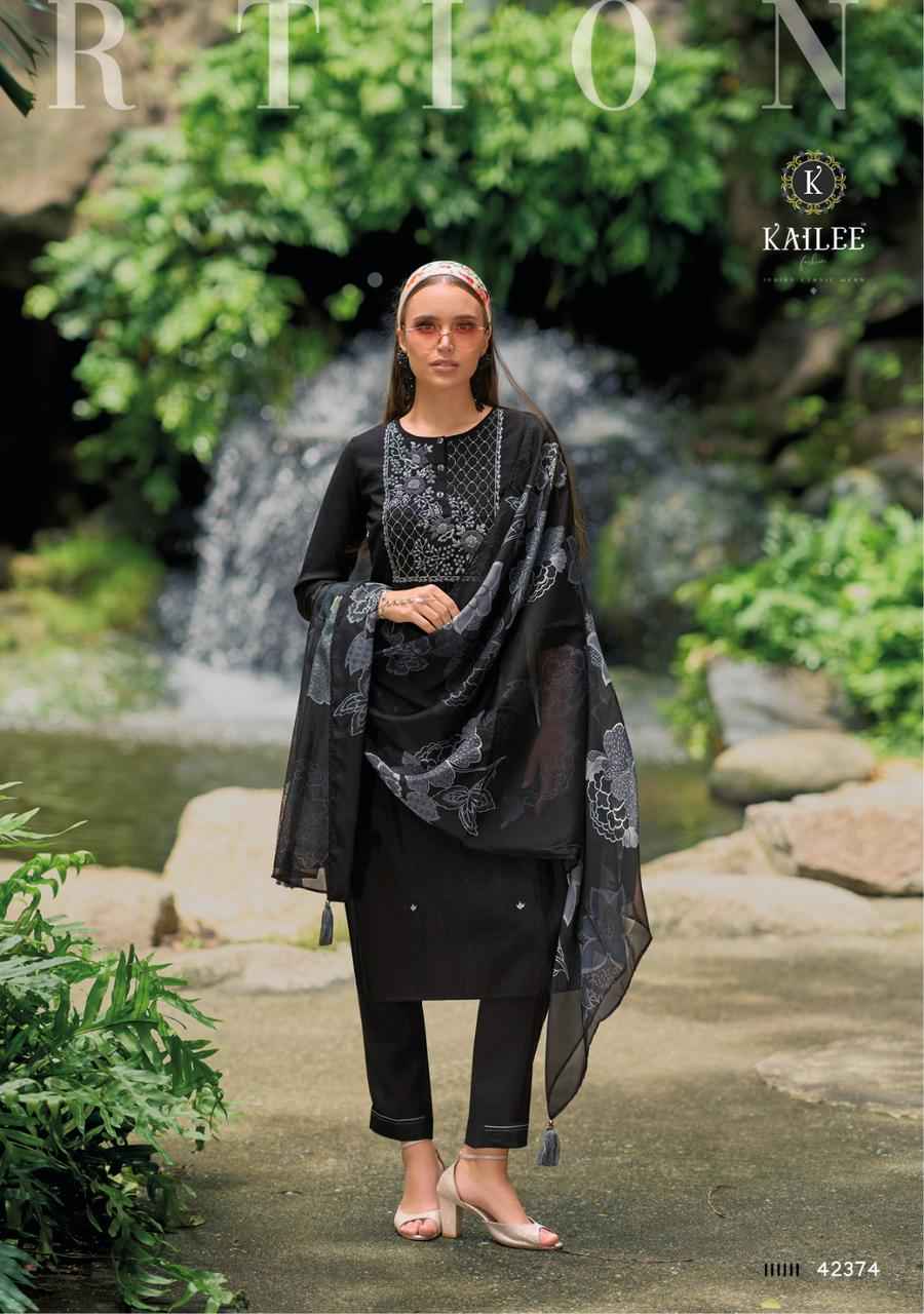 KAILEE FASHION HUMSAFAR VISCOSE DESIGNER FANCY SUIT