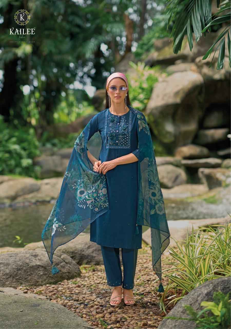 KAILEE FASHION HUMSAFAR VISCOSE DESIGNER FANCY SUIT