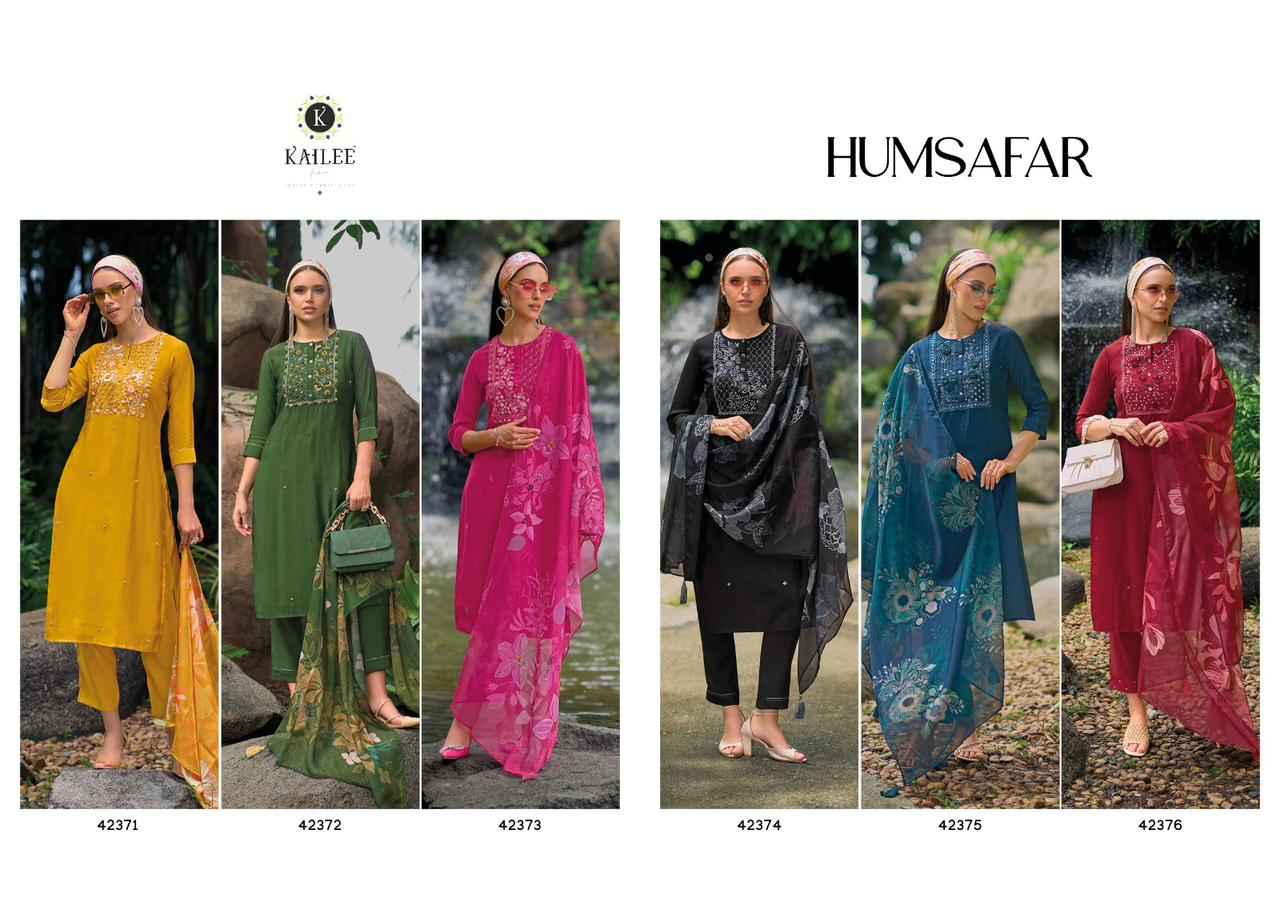 KAILEE FASHION HUMSAFAR VISCOSE DESIGNER FANCY SUIT