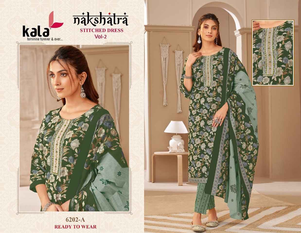 Kala Nakshatra Vol 2 Readymade Cotton salwar kameez ( 12 pcs Catalogue )