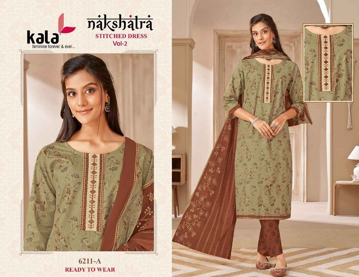 Kala Nakshatra Vol 2 Readymade Cotton salwar kameez ( 12 pcs Catalogue )