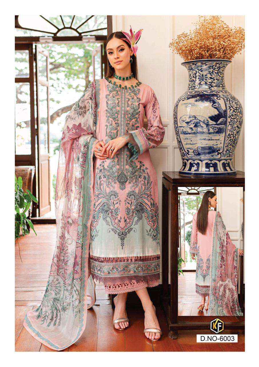 KEVAL FAB RANGREZ VOL 6 COTTON DRESS MATERIAL ( 6 pcs catalog )