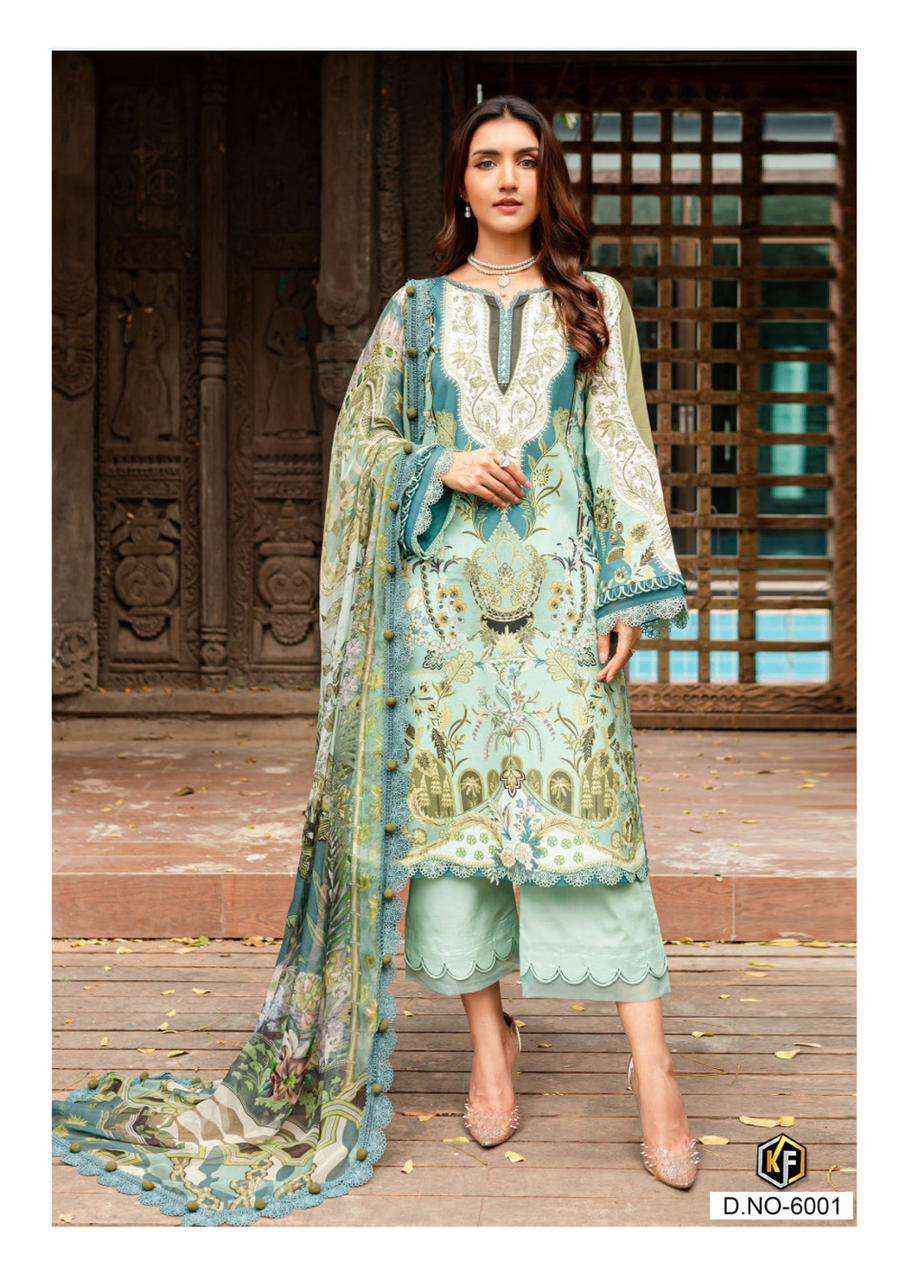 KEVAL FAB RANGREZ VOL 6 COTTON DRESS MATERIAL ( 6 pcs catalog )