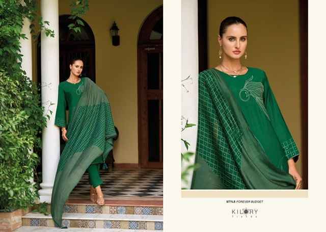 Kilory Trendz Haya Viscose Dress Material Wholesale Price ( 8 pcs Catalogue )
