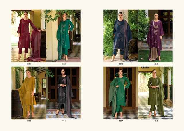 Kilory Trendz Haya Viscose Dress Material Wholesale Price ( 8 pcs Catalogue )