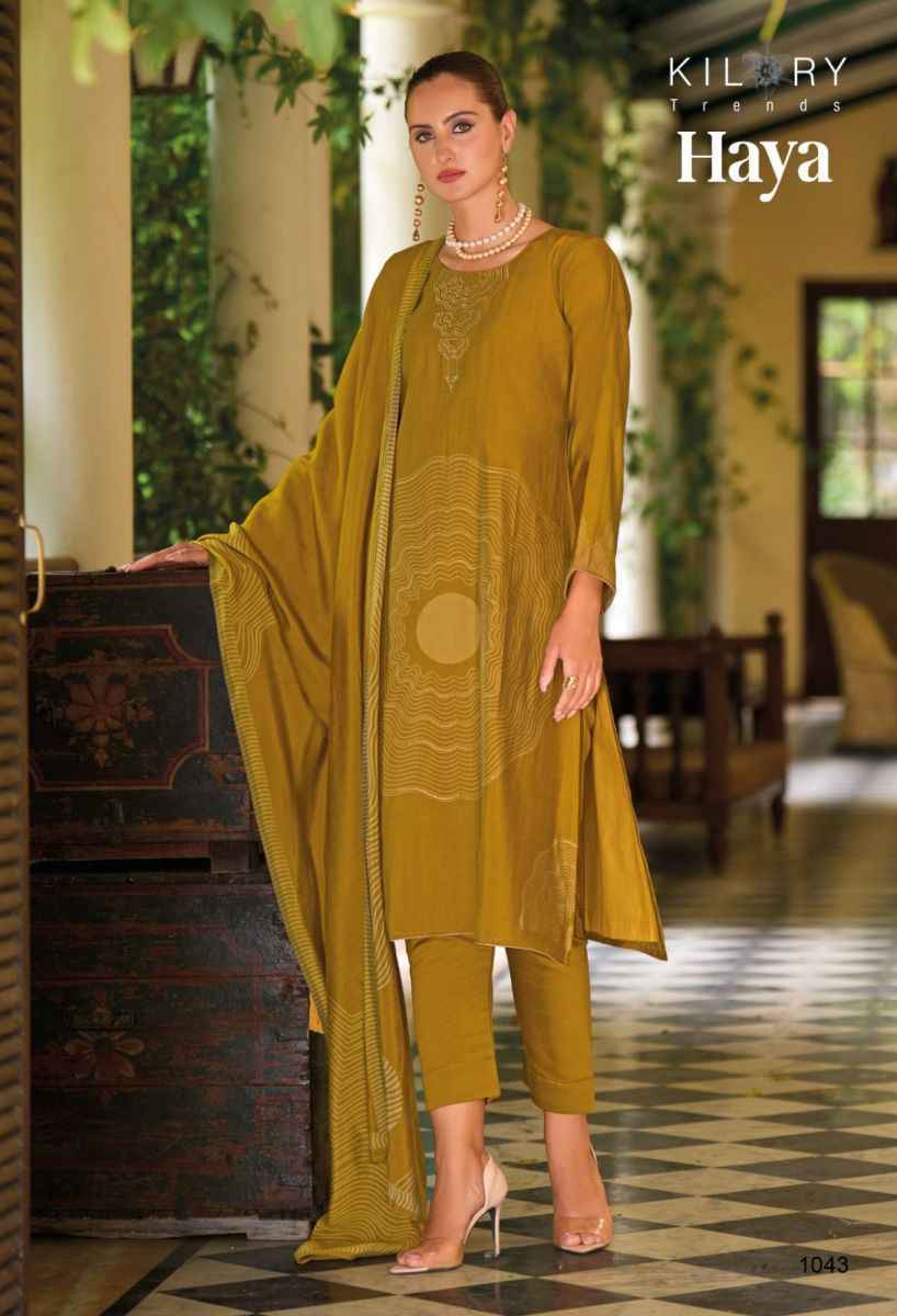 Kilory Trendz Haya Viscose Dress Material Wholesale Price ( 8 pcs Catalogue )