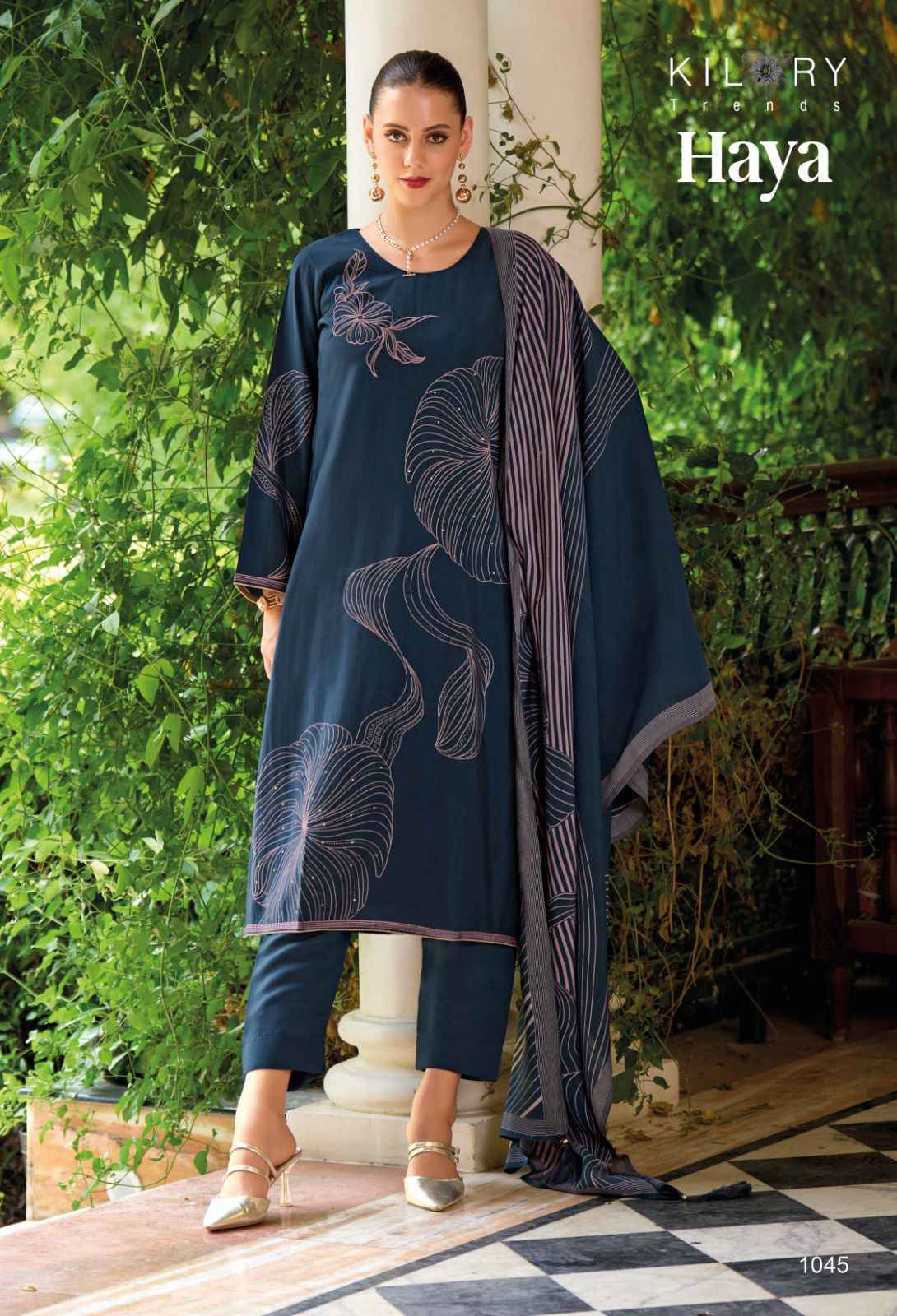 Kilory Trendz Haya Viscose Dress Material Wholesale Price ( 8 pcs Catalogue )