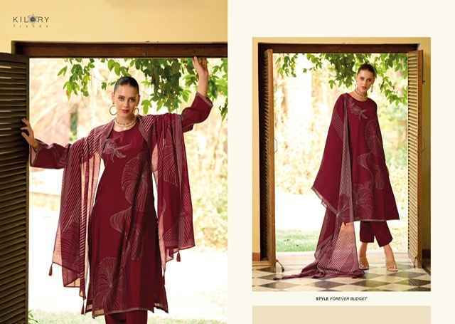 Kilory Trendz Haya Viscose Dress Material Wholesale Price ( 8 pcs Catalogue )