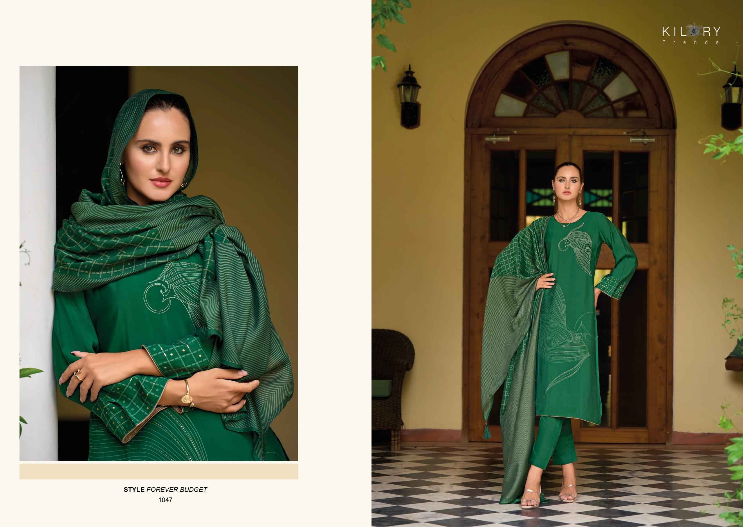 Kilory Trendz Haya Viscose Dress Material Wholesale Price ( 8 pcs Catalogue )
