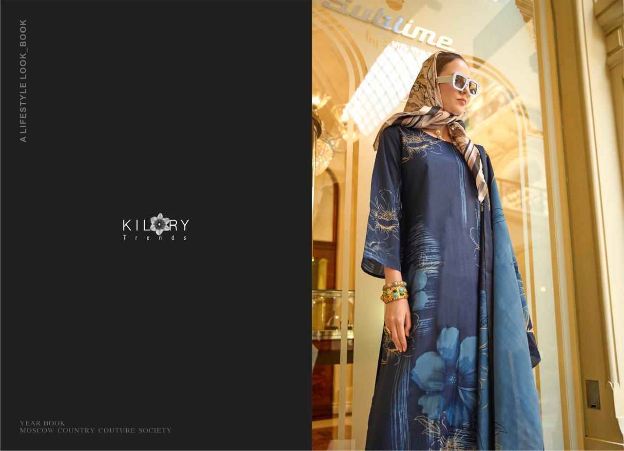 Kilory Trendz Prada Viscose Dress Material 6 pcs Catalogue
