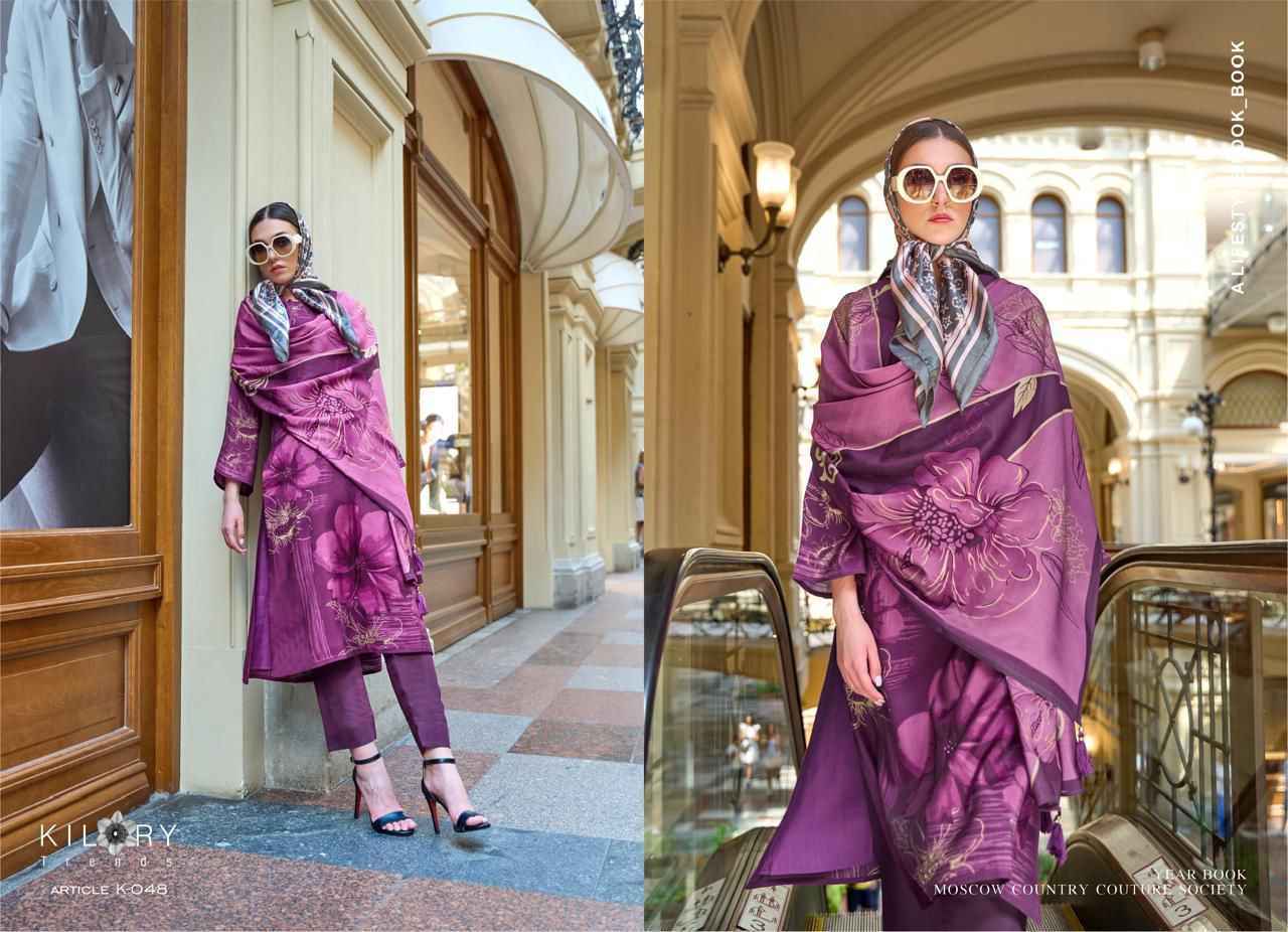 Kilory Trendz Prada Viscose Dress Material 6 pcs Catalogue
