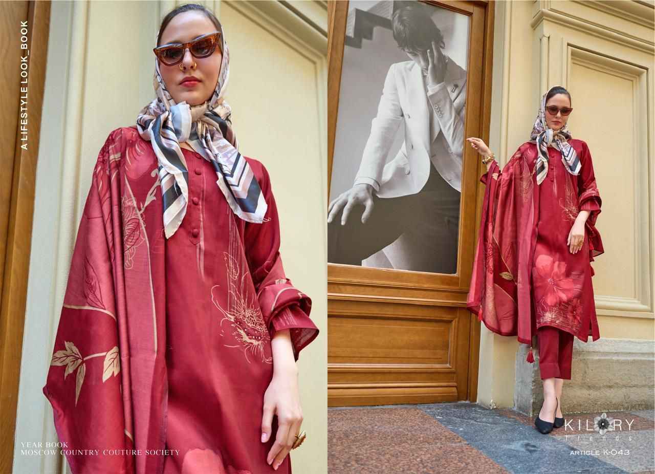 Kilory Trendz Prada Viscose Dress Material 6 pcs Catalogue