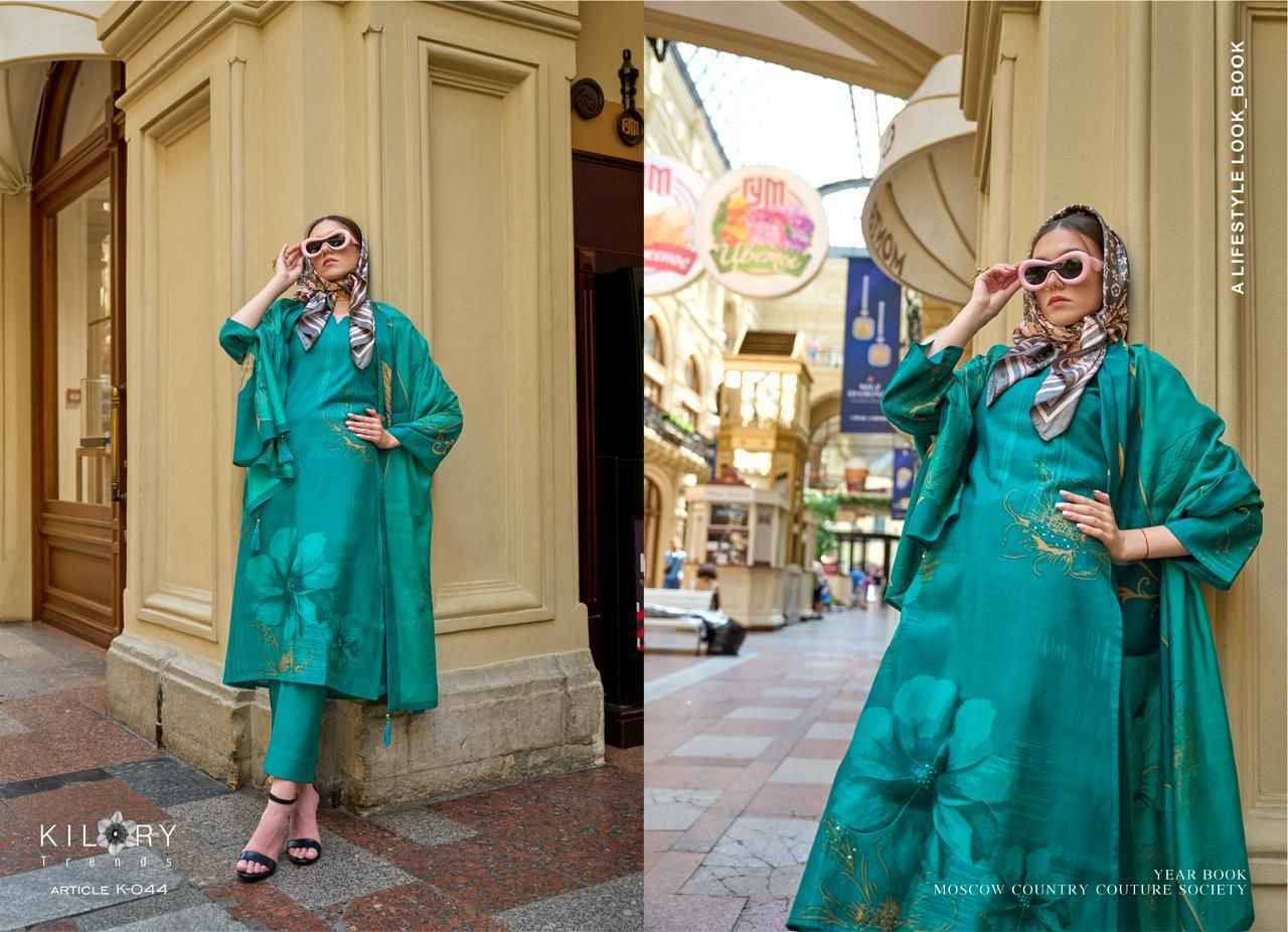 Kilory Trendz Prada Viscose Dress Material 6 pcs Catalogue