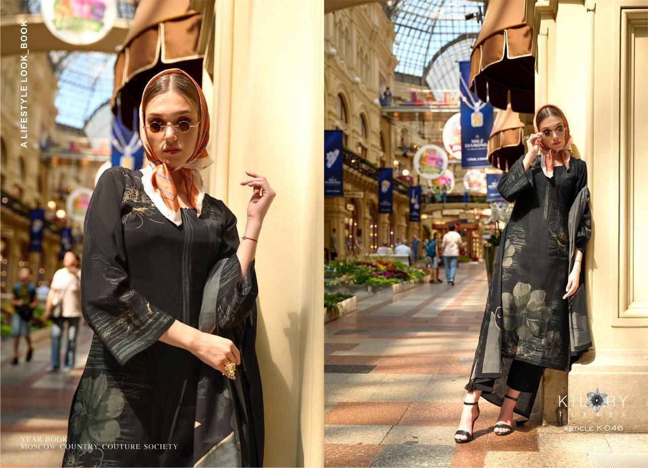 Kilory Trendz Prada Viscose Dress Material 6 pcs Catalogue