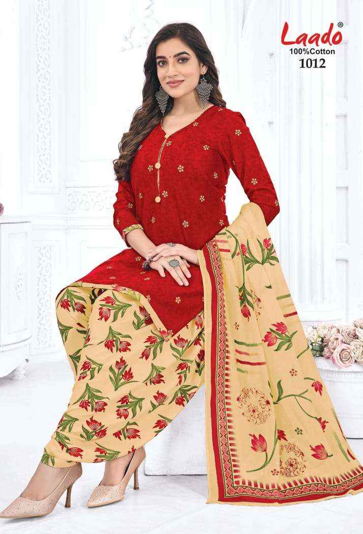 LAADO NADIYA PATIYALA VOL 4 COTTON PRINT SALWAR KAMEEZ ( 12 PCS CATALOG )