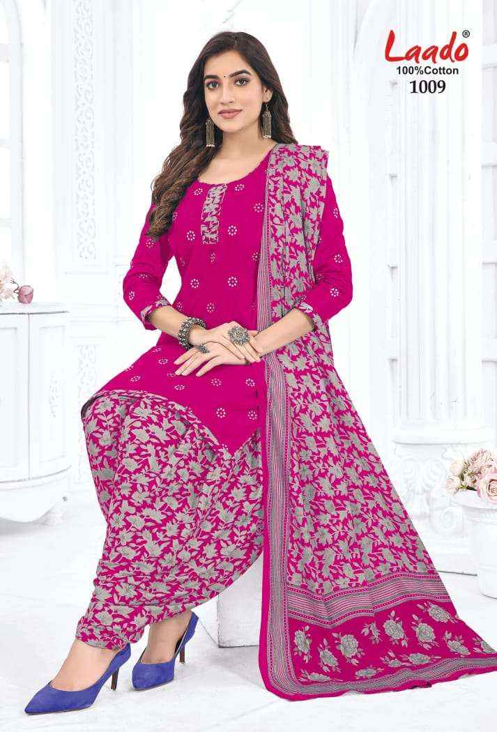 LAADO NADIYA PATIYALA VOL 4 COTTON PRINT SALWAR KAMEEZ ( 12 PCS CATALOG )