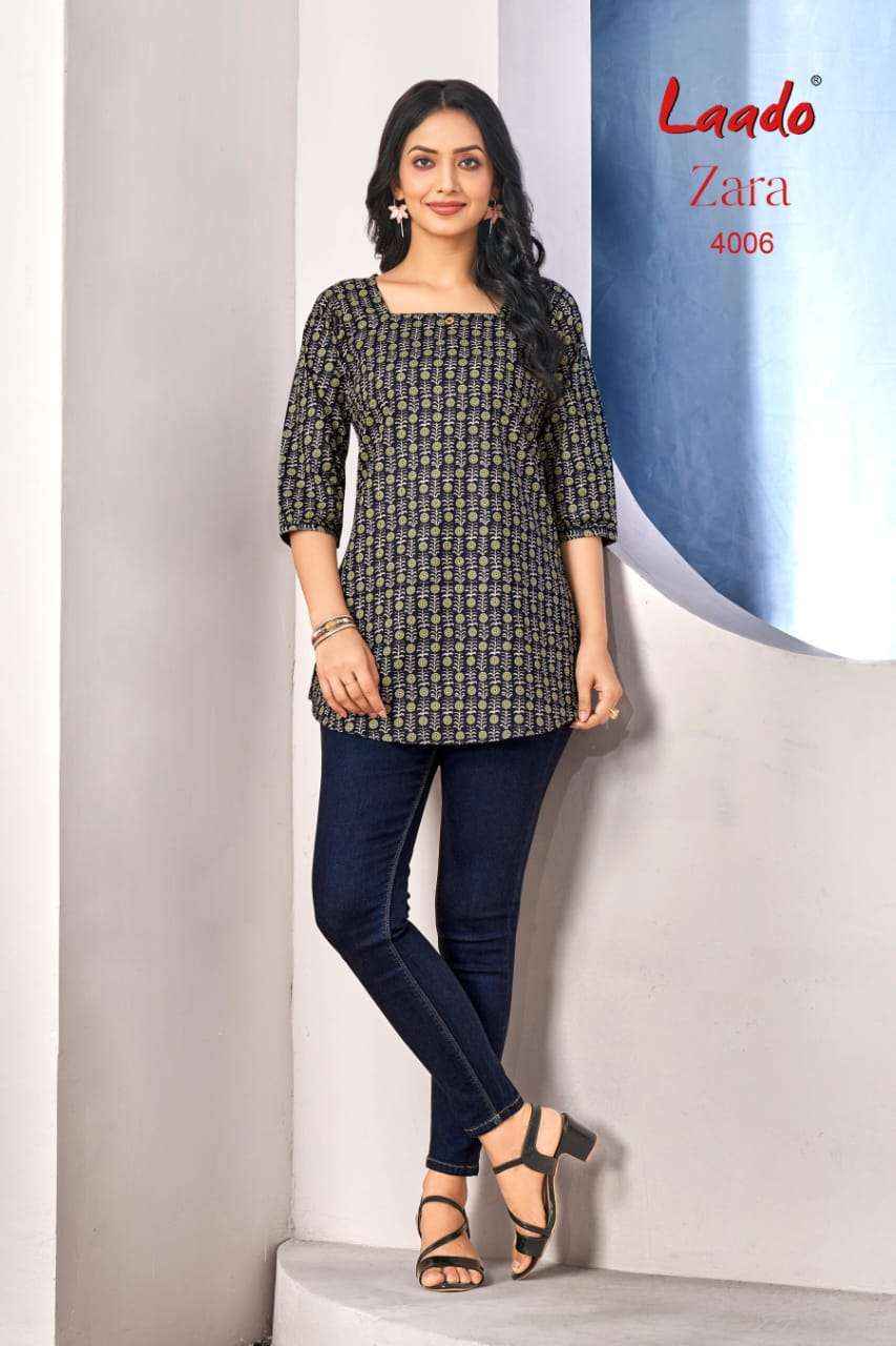 Laado Zara Vol 4 Cotton Kurti 12 pcs Catalogu