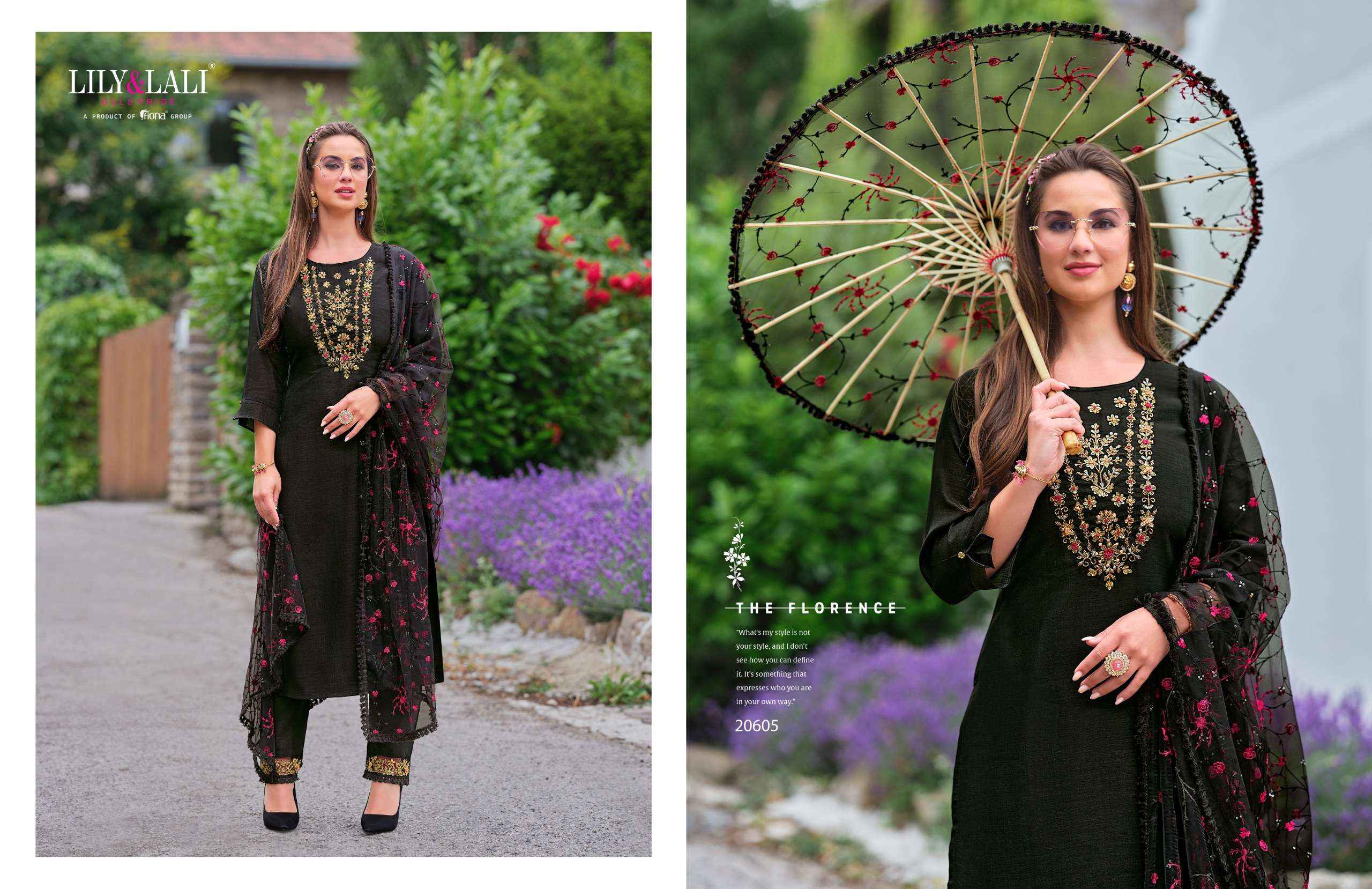 LILY AND LALI MARIA 9 VOL 4 SILK FANCY HAND WORK READYMADES SUITS ( 6 PCS CATALOG )