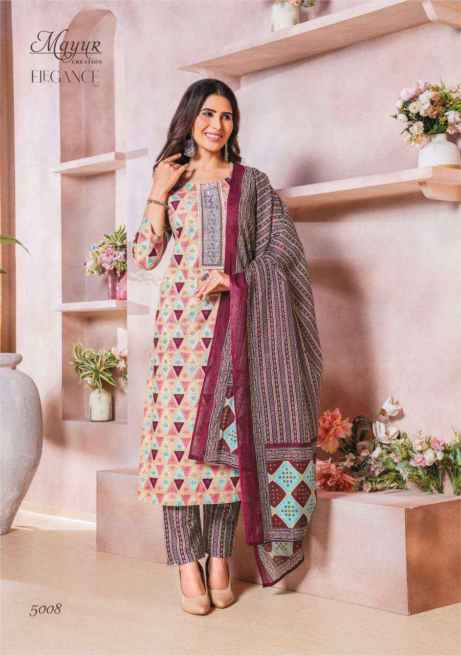 MAYUR CREATION ELEGANCE VOL 5 COTTON PRINT DRSS  MATERIAL ( 10 PCS CATALOG )