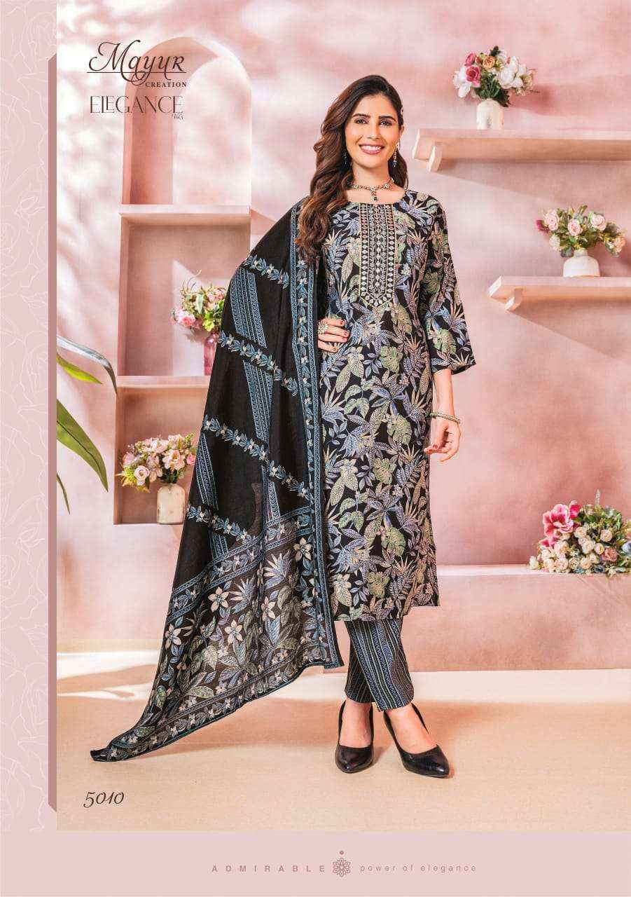 MAYUR CREATION ELEGANCE VOL 5 COTTON PRINT DRSS  MATERIAL ( 10 PCS CATALOG )