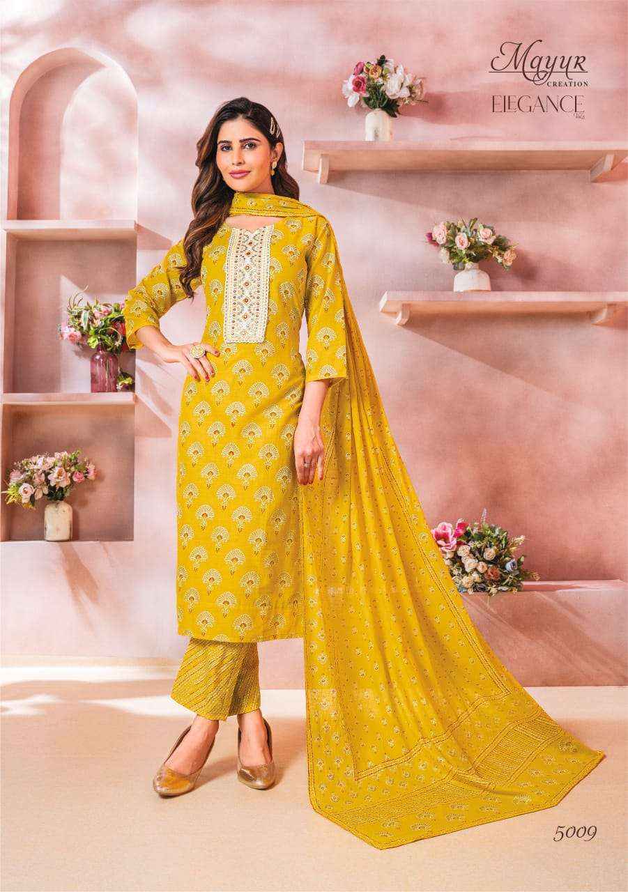 MAYUR CREATION ELEGANCE VOL 5 COTTON PRINT DRSS  MATERIAL ( 10 PCS CATALOG )